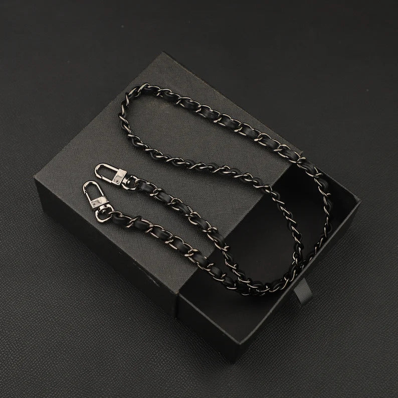 Handmade Swift Leather Chain Bag Strap: Replacement Shoulder/Crossbody