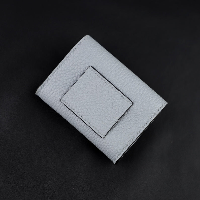 Handmade Clemence Leather Pocket | Hand-Stitched Bag Strap Holder or Fashion Belt Accessory