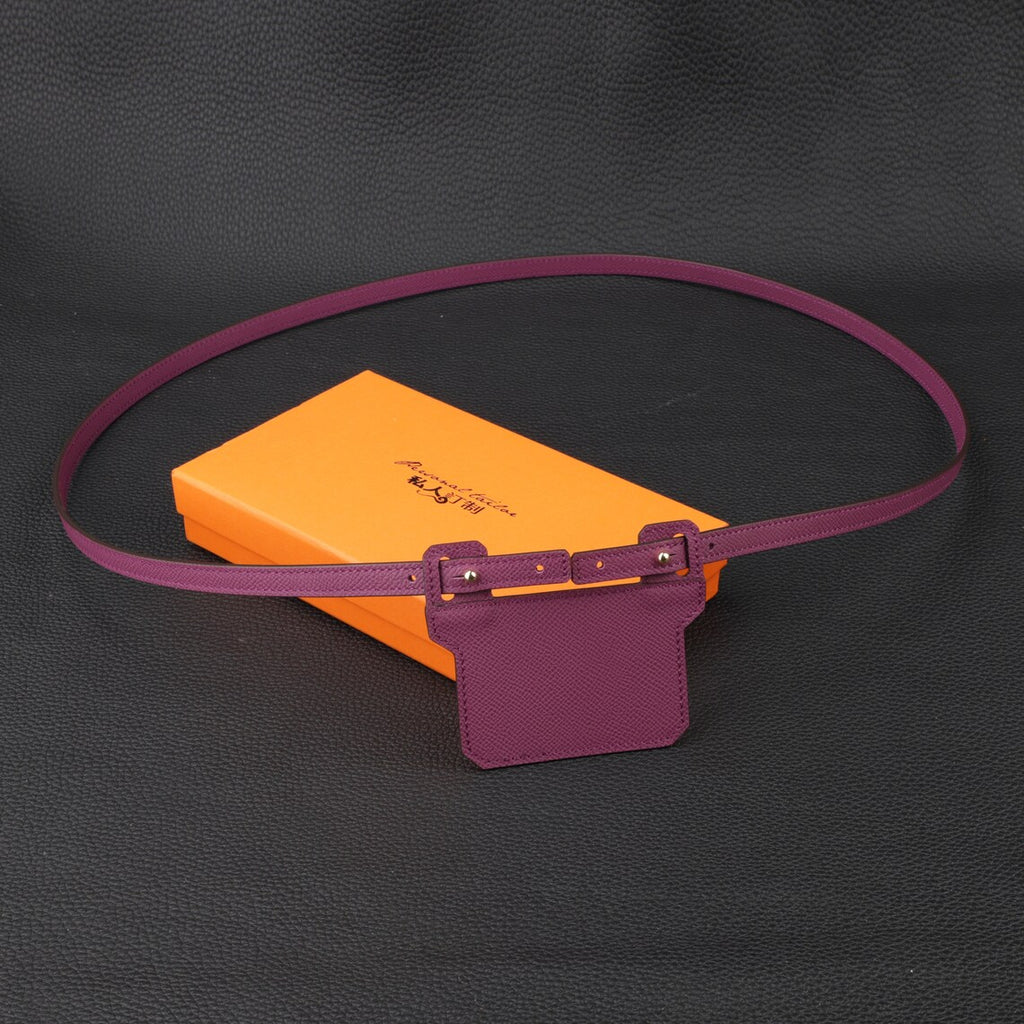 Epsom Leather Shoulder Strap: 12mm Wallet Crossbody Strap