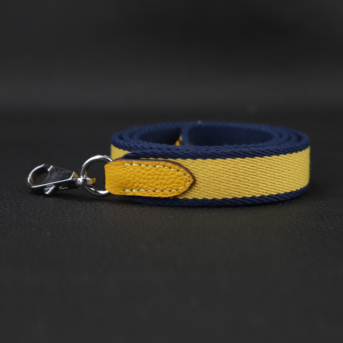 25mm Bi-color canvas shoulder bag strap for evelyn TPM