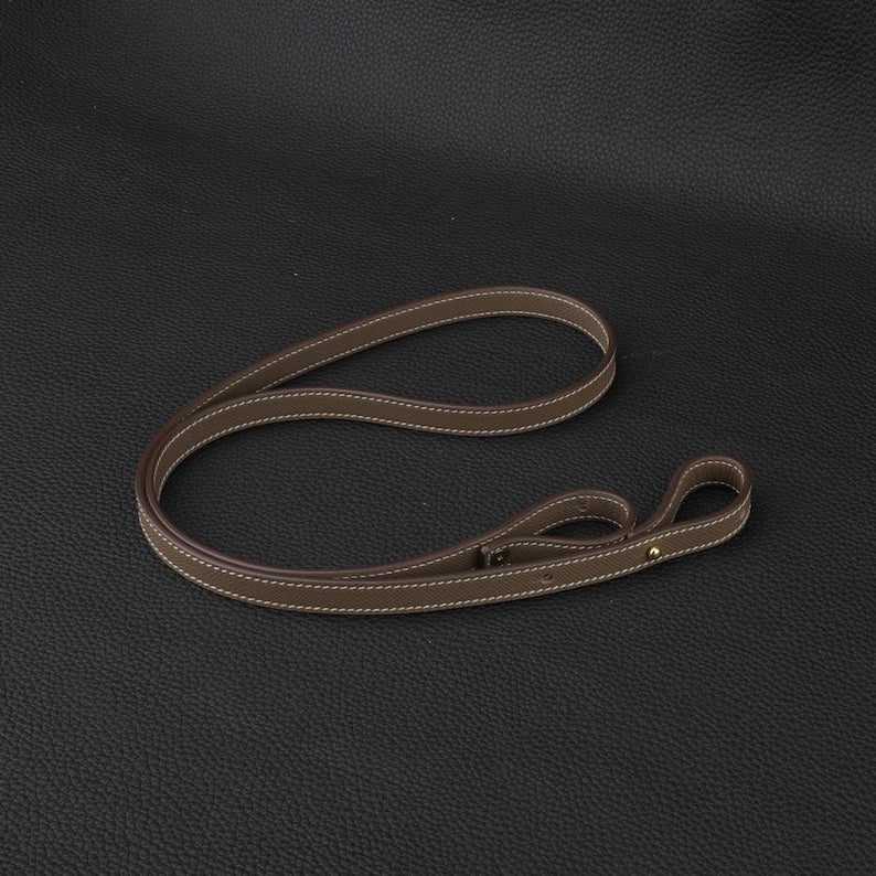 Hermès Style Epsom Leather Bandoulière (15mm Ultra-Slim): Compatible Shoulder Strap for Kelly Pochette & Mini Bags