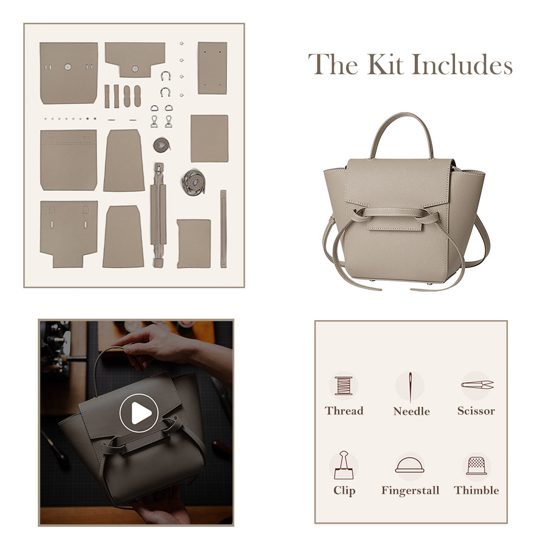DIY Belt Bag Kit - Designer Inspired Belt Bag | Wirkin™