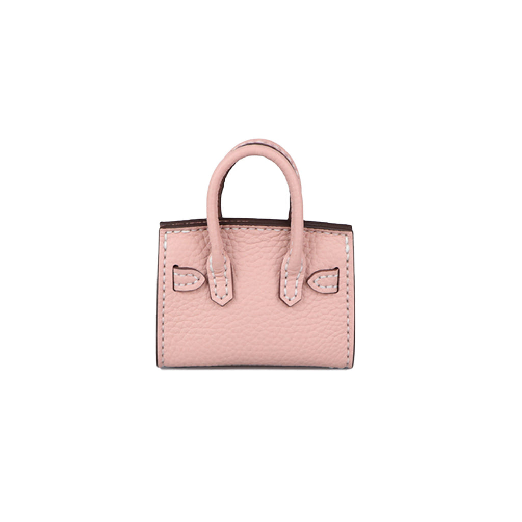 Leather Bag Charm DIY Making Kit | Pink Leather Bag Charm Bag Accessories Handbag Pendant - Wirkin™
