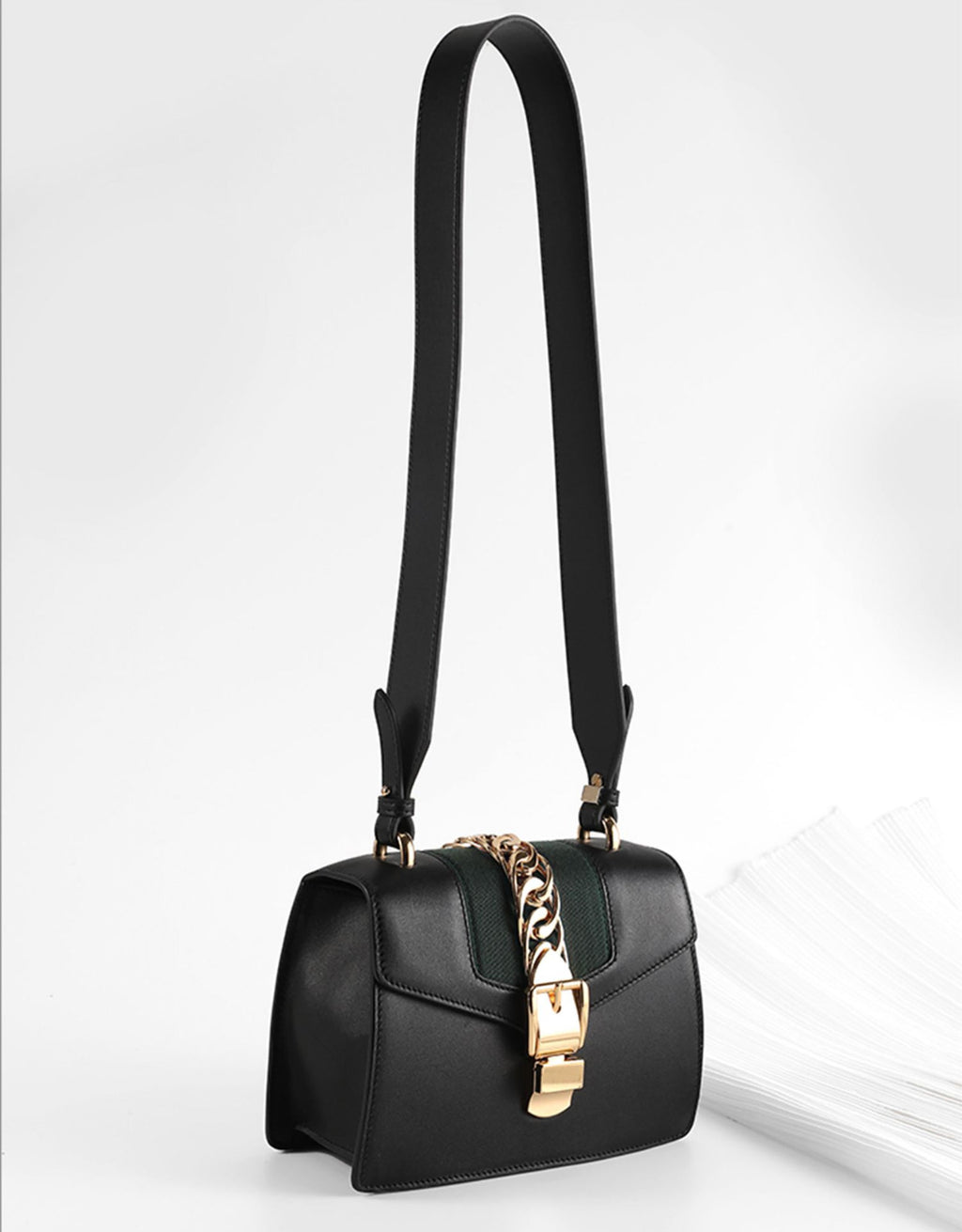 Handmade Genuine Leather Shoulder Strap for Shoulder & Crossbody Bags, 3.8cm Wide, Custom Length, Comfortable & Durable, Perfect Replacement Strap for Women's Bags