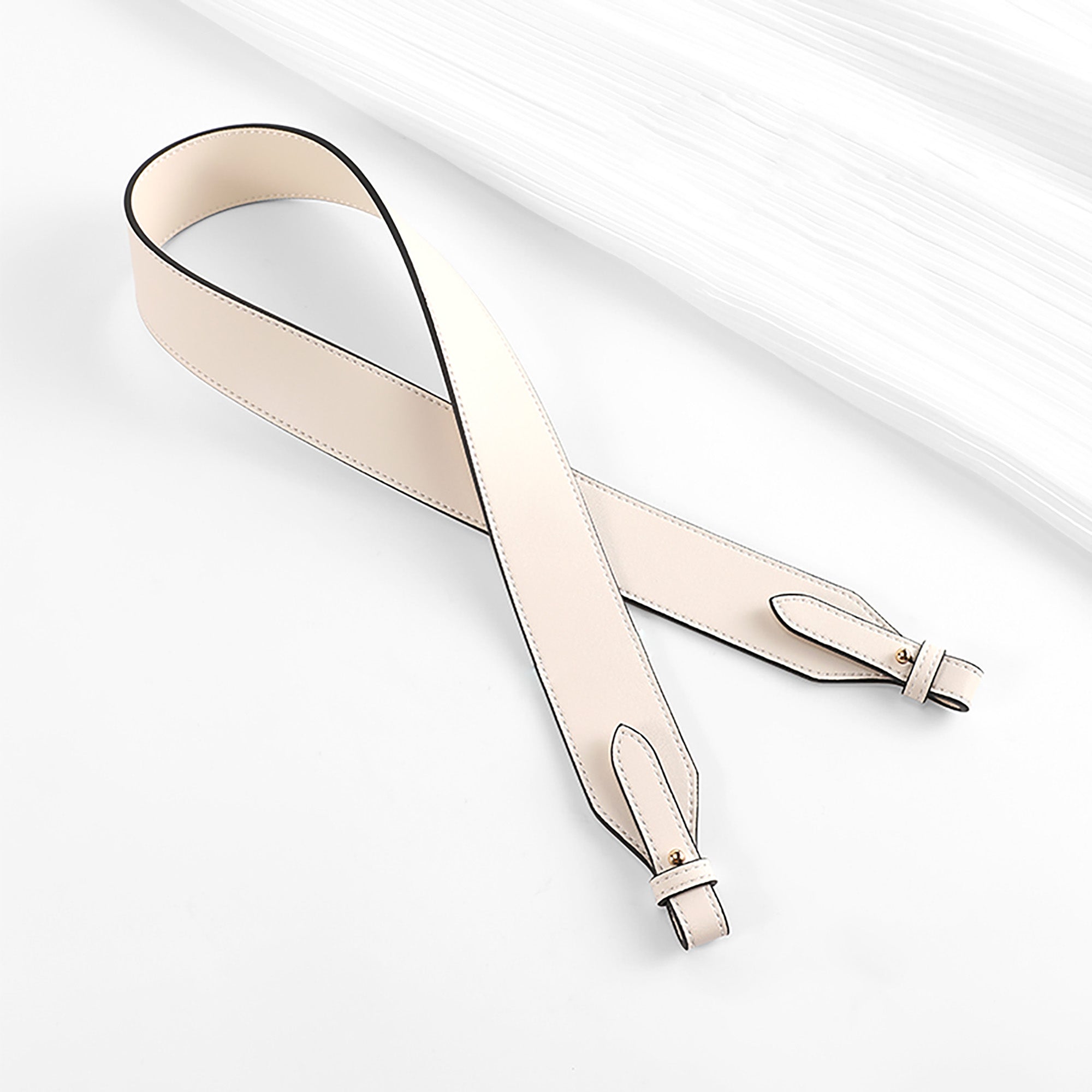 Handmade Genuine Leather Shoulder Strap for Shoulder & Crossbody Bags, 3.8cm Wide, Custom Length, Comfortable & Durable, Perfect Replacement Strap for Women's Bags