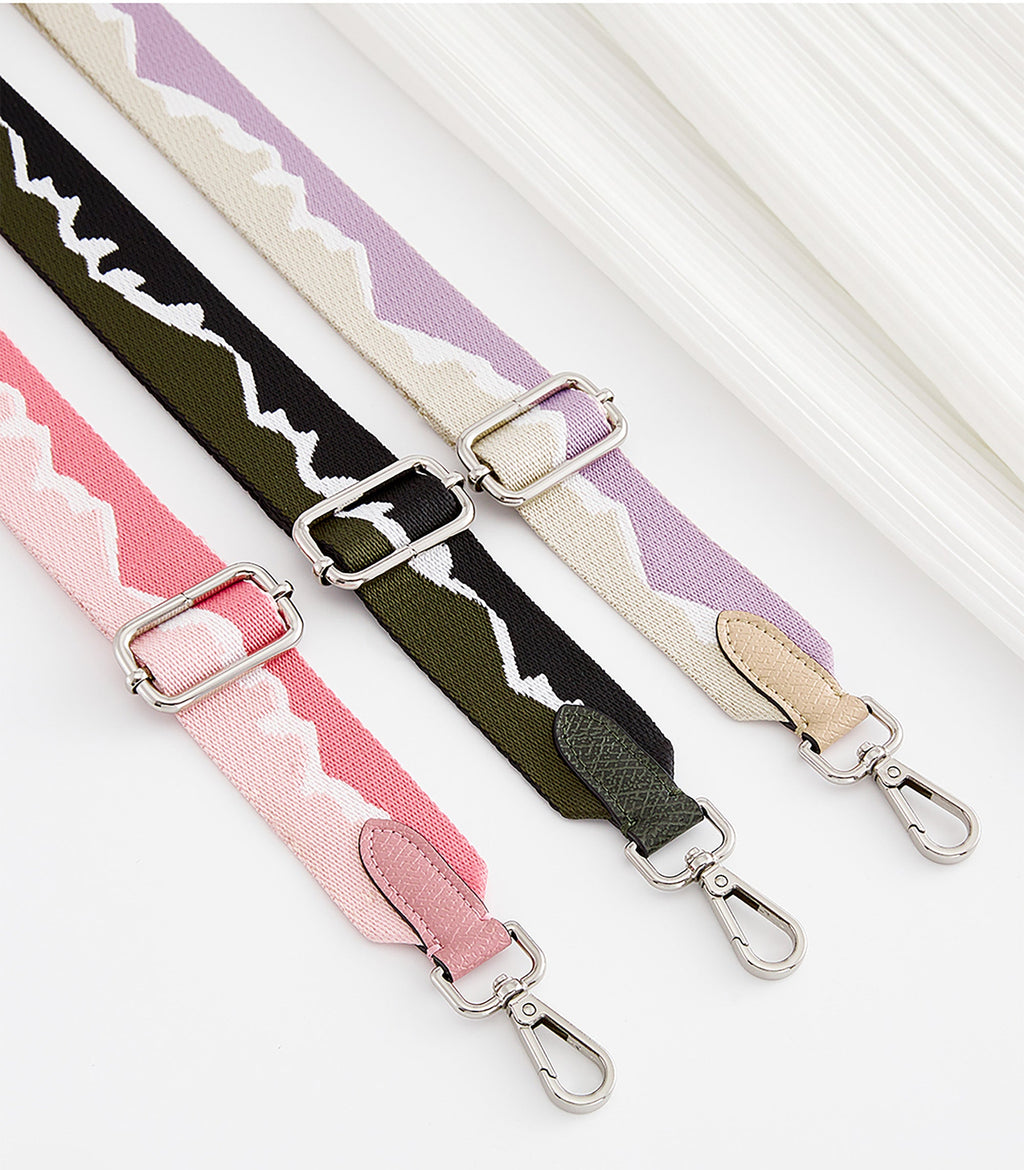 Bag shoulder strap,Short handle small crossbody canvas wide strap, no-hole modification accessory.
