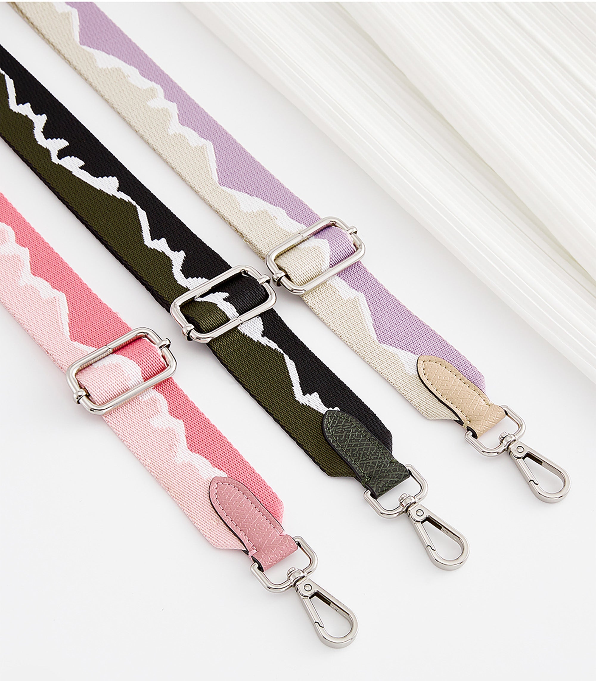 Bag shoulder strap,Short handle small crossbody canvas wide strap, no-hole modification accessory.