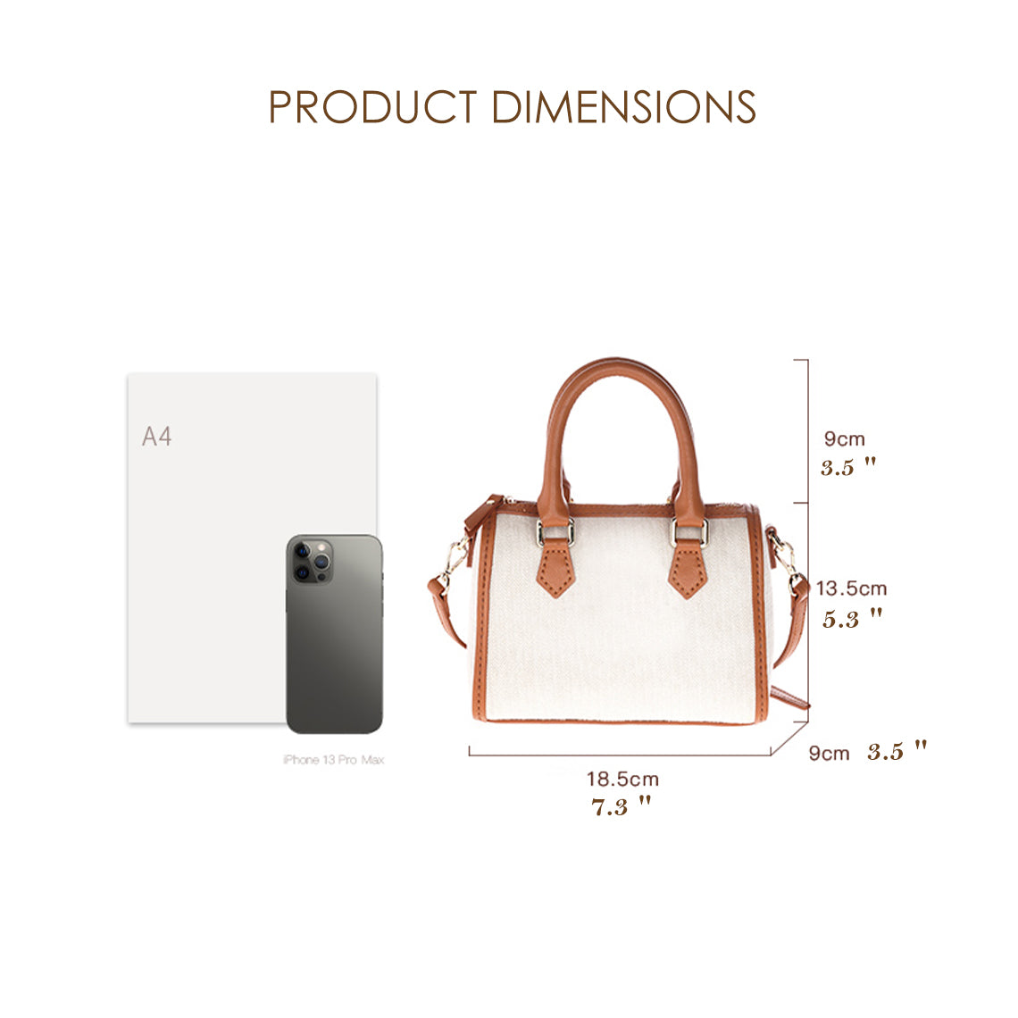 Mini Boston bag size | How to make a bag diy | Wirkin™