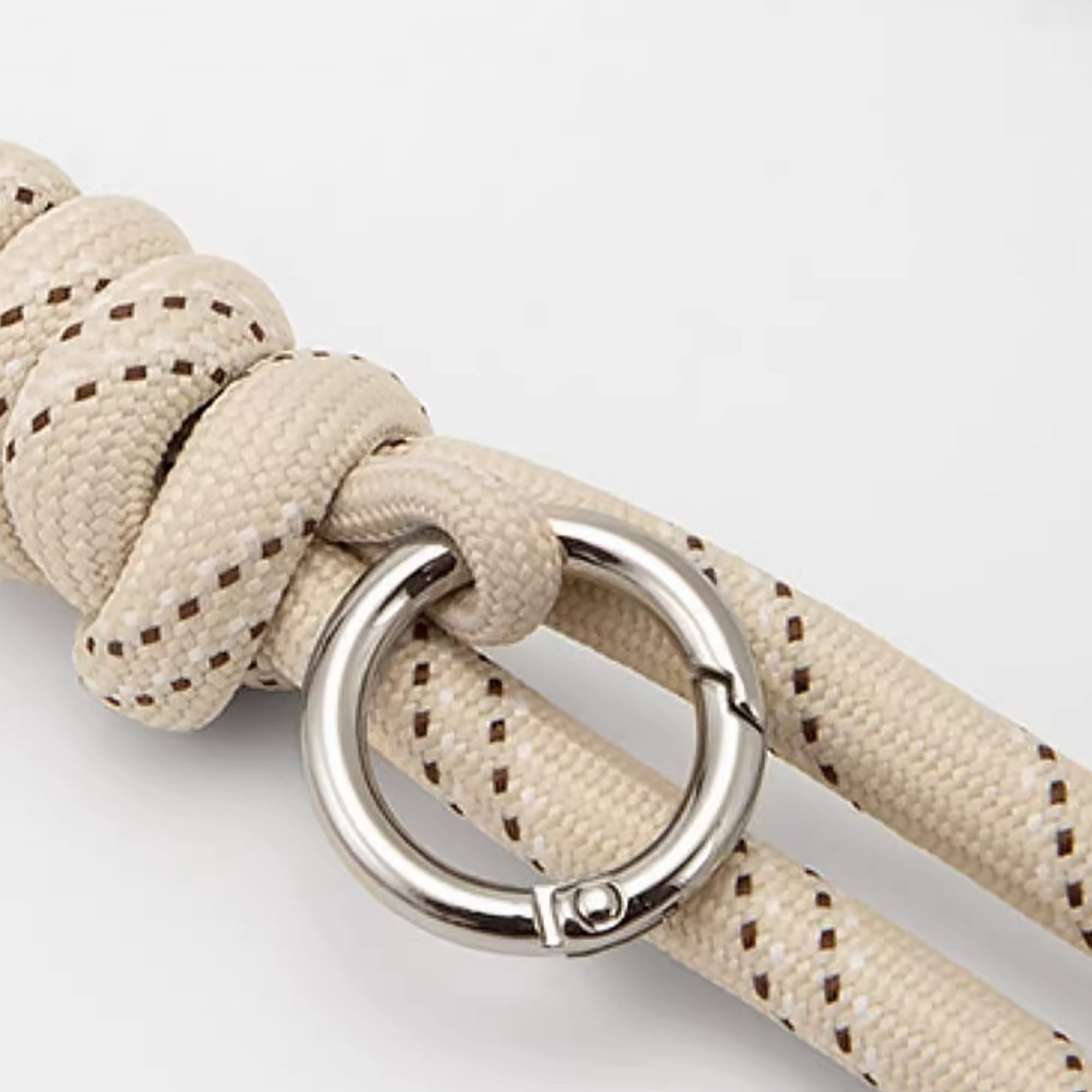 Lunch box bag genuine leather conversion buckle, 87cm underarm strap woven handle accessory