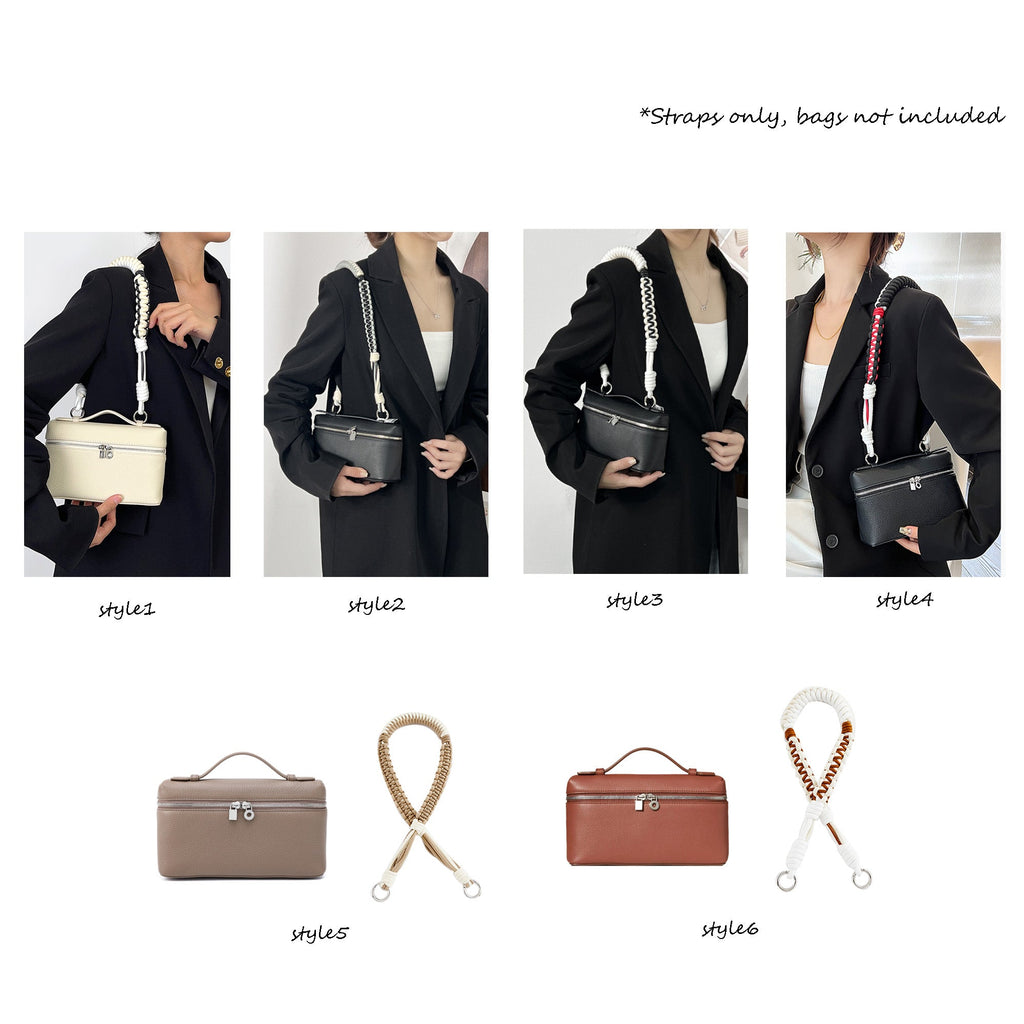 Woven Shoulder Strap & Handle for Loro Piana Bags – Versatile Handbag Accessory, Perfect for Crossbody, Shoulder, and Tote Use