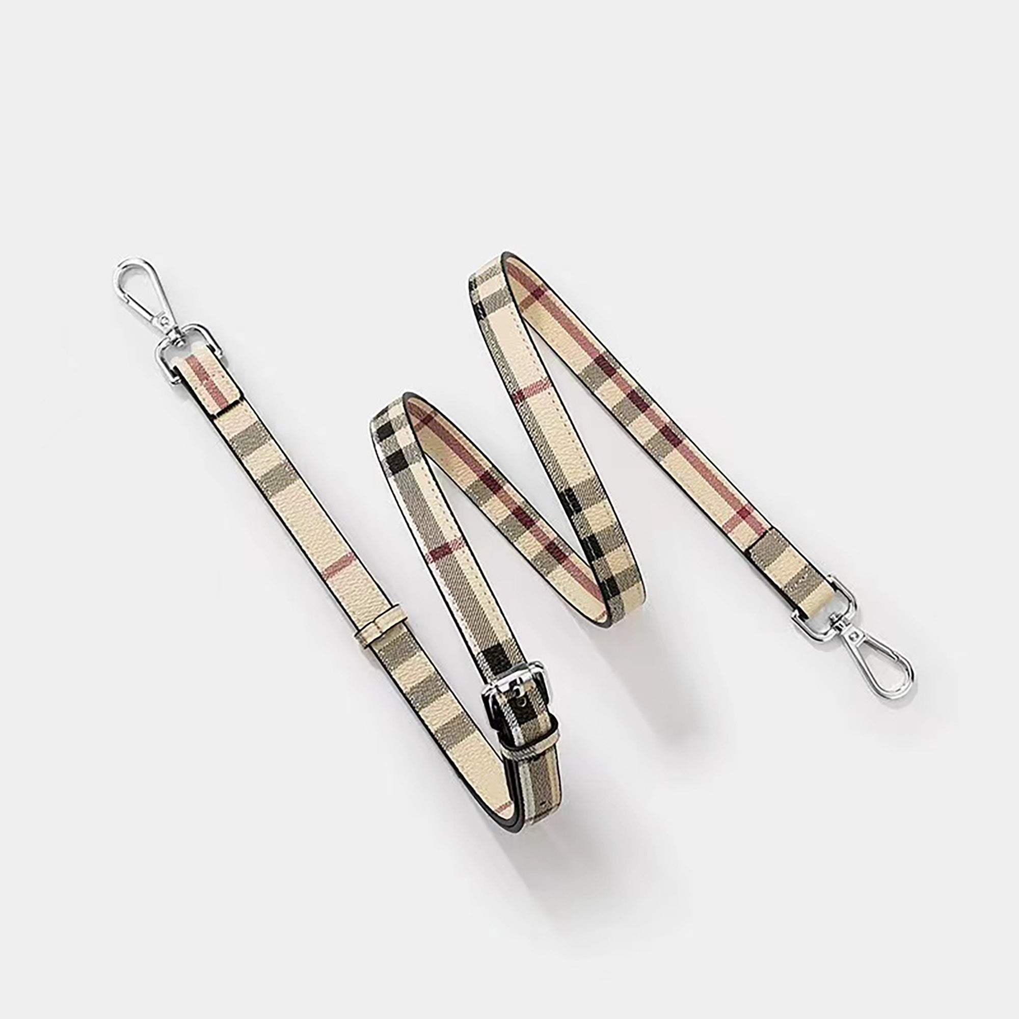 Handmade British Style Checkered Crossbody Shoulder Strap – Replacement Strap for Women's Bags, Perfect for Shoulder & Crossbody Bags