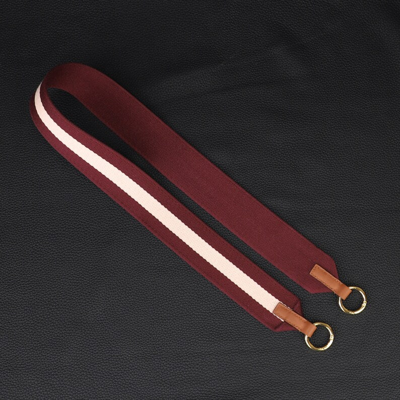 Handmade Leather Bag Strap: 5cm Wide Replacement Shoulder Strap