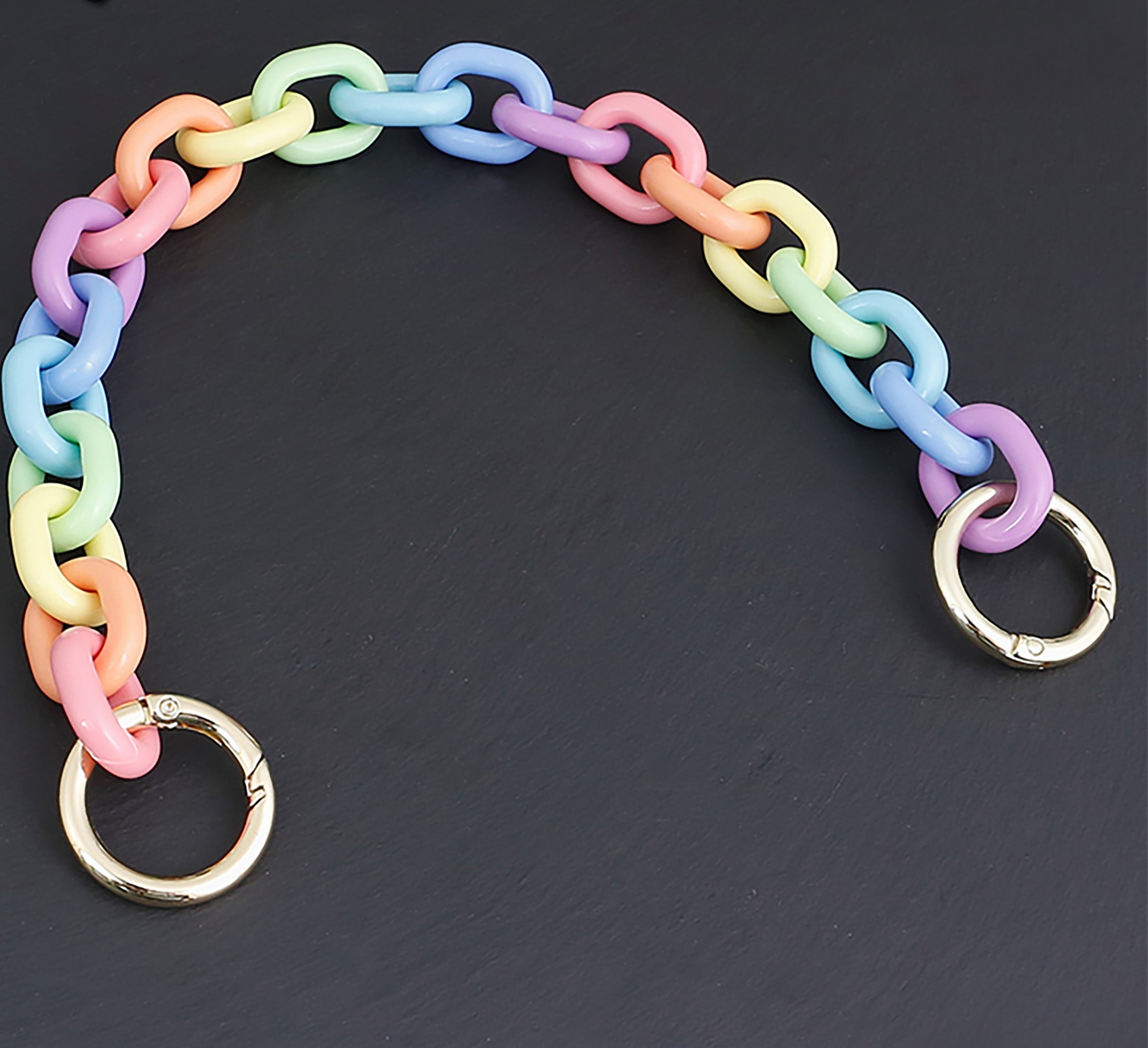 Versatile Acrylic DIY Chain Accessories Multi-color Decorative Handbag Chain for Hand Carry Bags