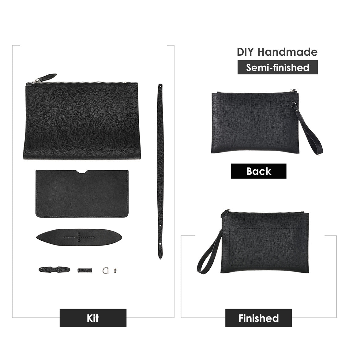 DIY Leather Bag Kit | Made from Home Leather Bag DIY Making Kit - Wirkin™