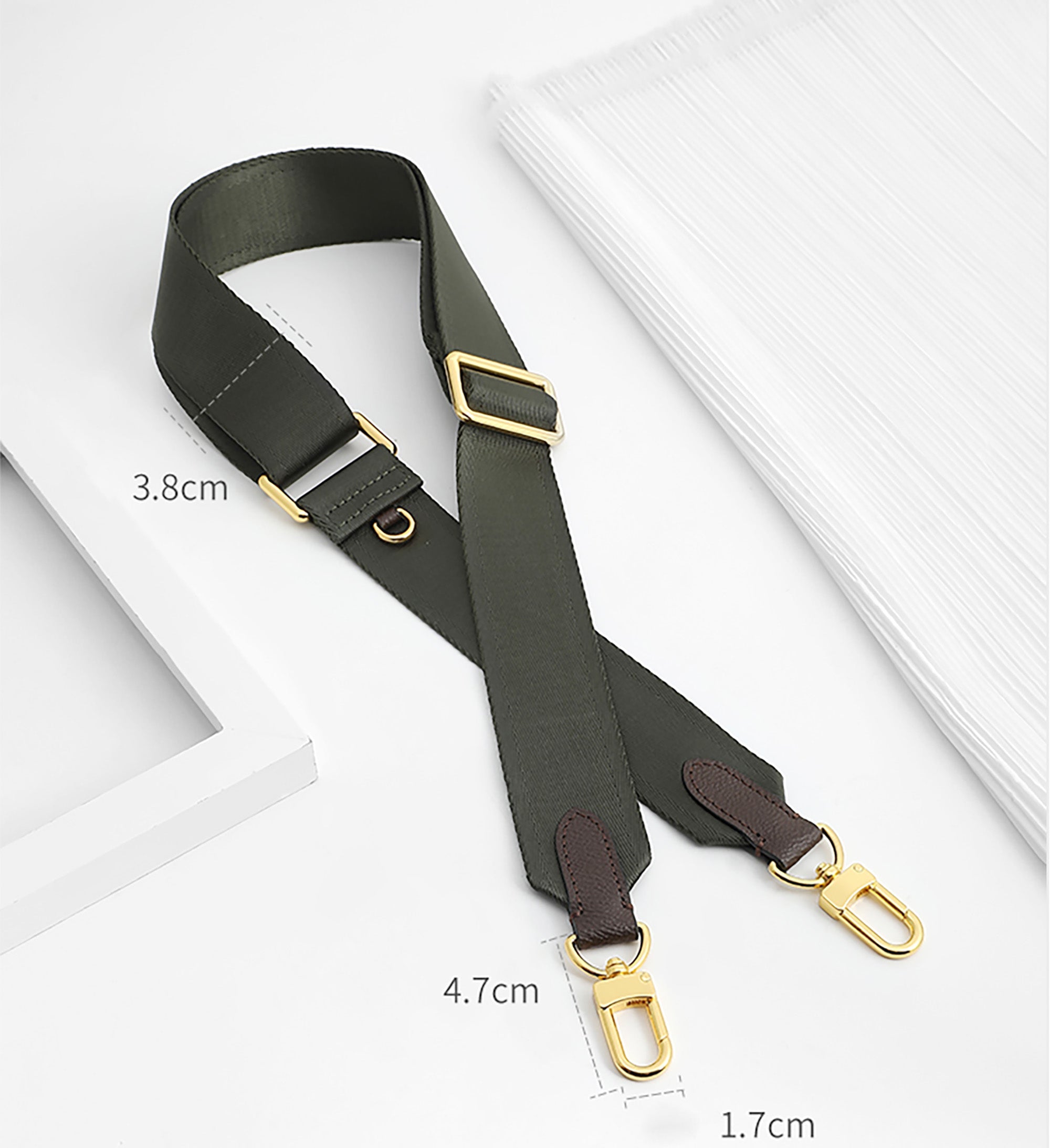 Canvas shoulder strap, suitable for Speedy 25 crossbody bag, 5 cm wide travel bag replacement strap