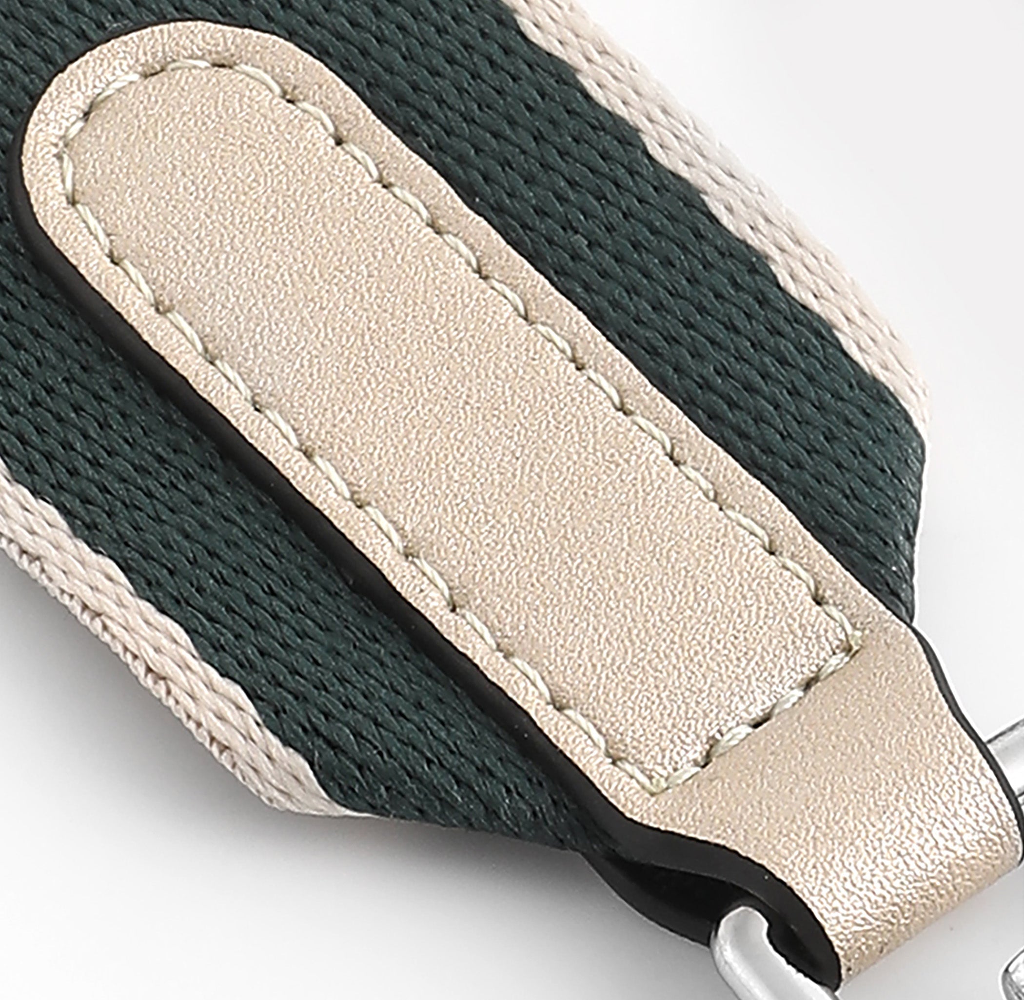 Color-Blocked Canvas Wide Shoulder Strap for Crossbody & Backpack – Adjustable, Durable, Stylish Accessory