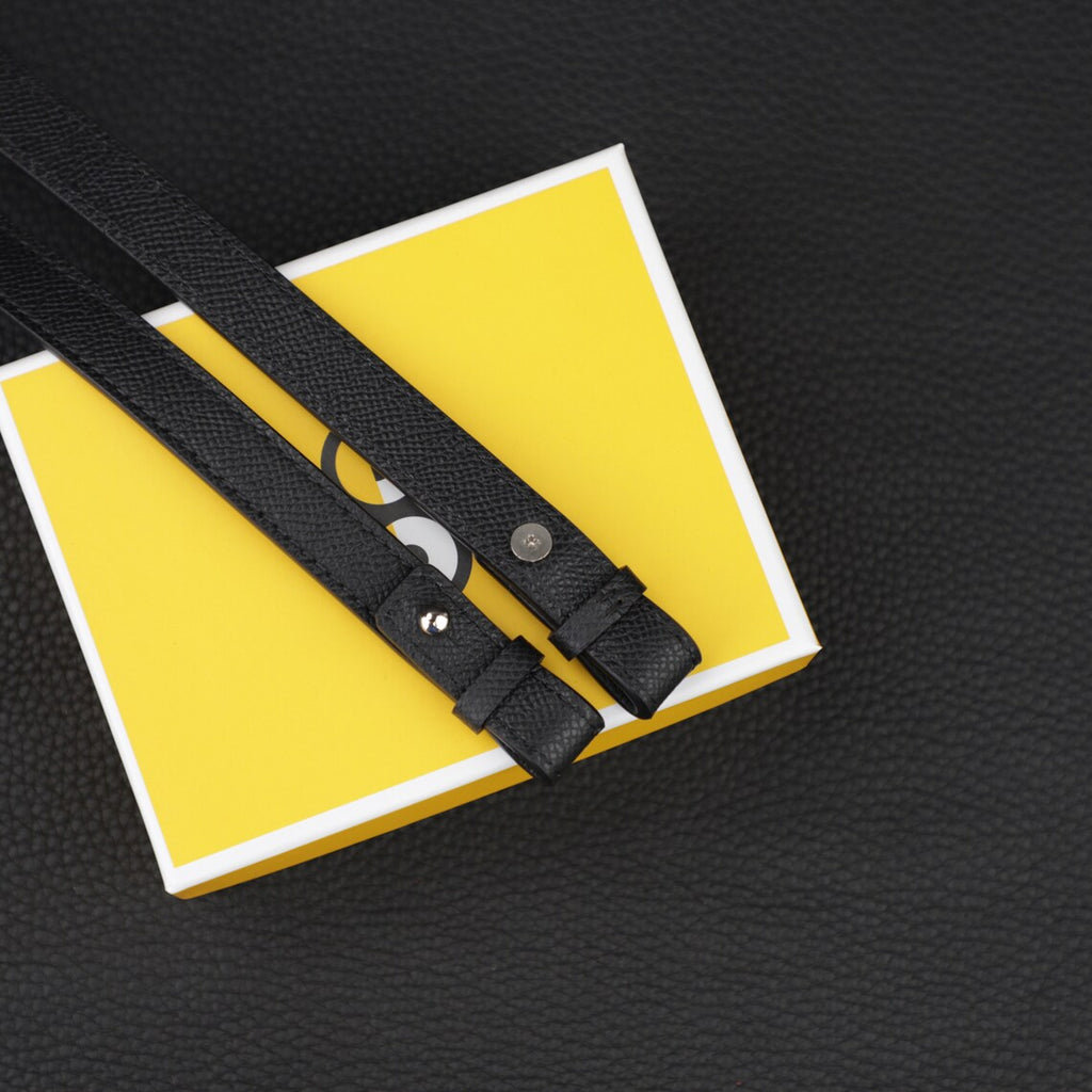 Hermès Style Epsom Leather Adjustable Bandoulière (15mm Ultra-Slim): Compatible Crossbody Strap for Mini Bags & Pochette