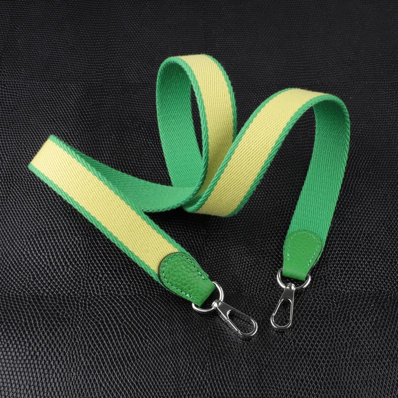 25mm Bi-color canvas shoulder and clemence leather shoulder strap for evelyn TPM,34 colors avaliable