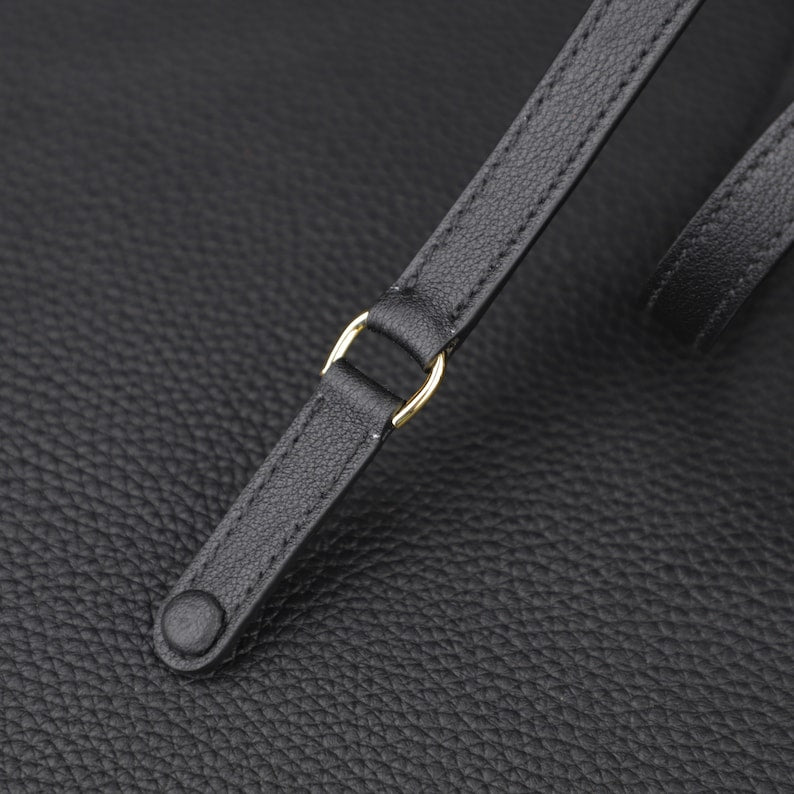 Hermès Style Evercolor Leather Bandoulière (15mm Slim): Compatible Shoulder/Crossbody Strap for Mini Bags