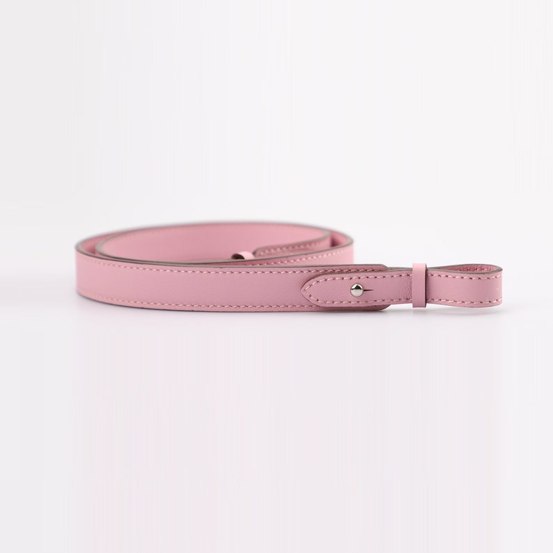 Hermès Style Swift Leather Bandoulière (20mm Slim): Compatible Crossbody/Shoulder Strap for Picotin, Evelyn & Lindy Bags