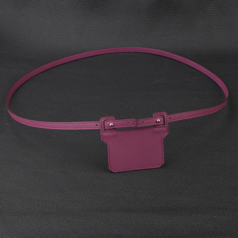 Epsom Leather Shoulder Strap: 12mm Wallet Crossbody Strap