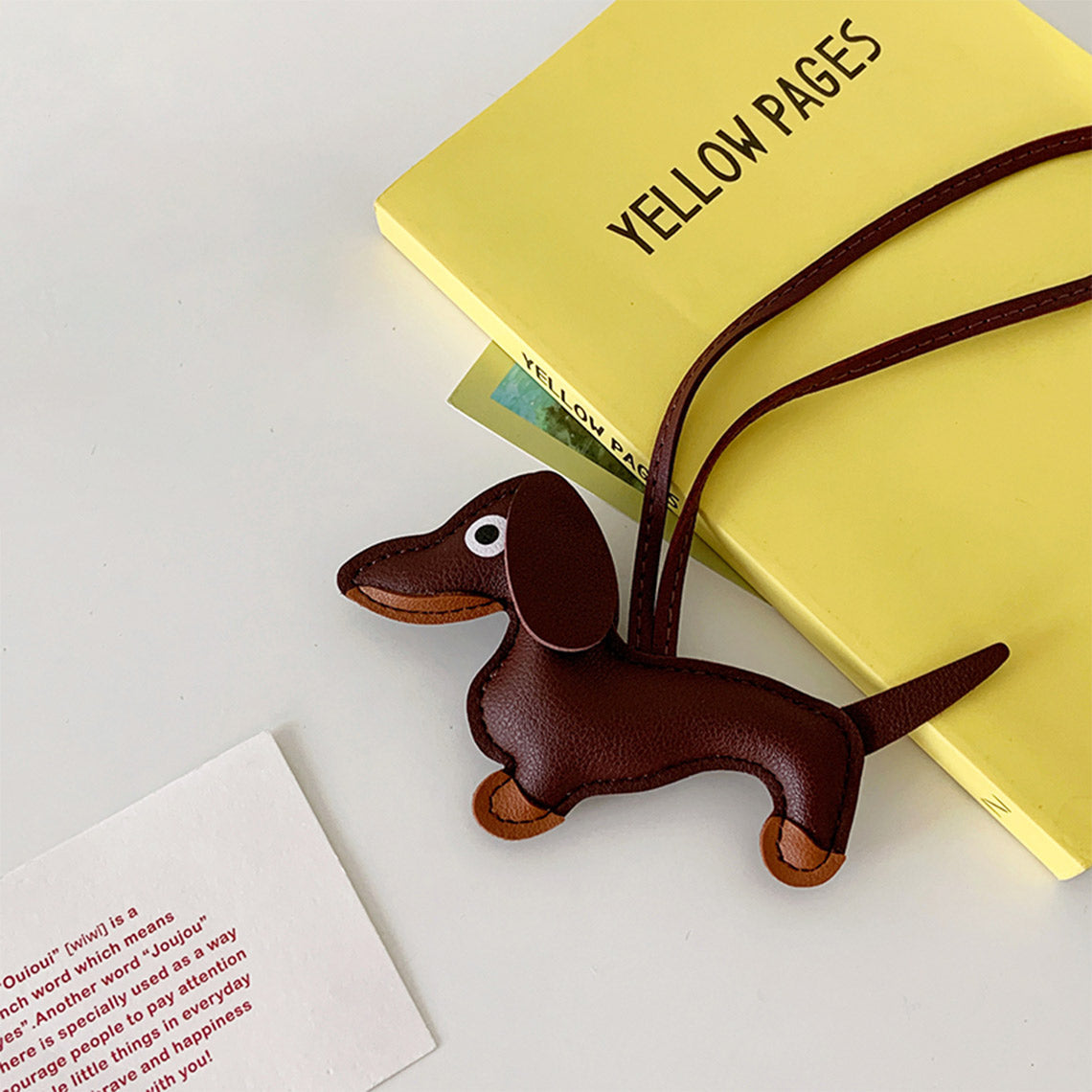 Leather Bag Charm | Dog Bag Charm Bag Accessories - Wirkin™ Handmade Leathercrafts