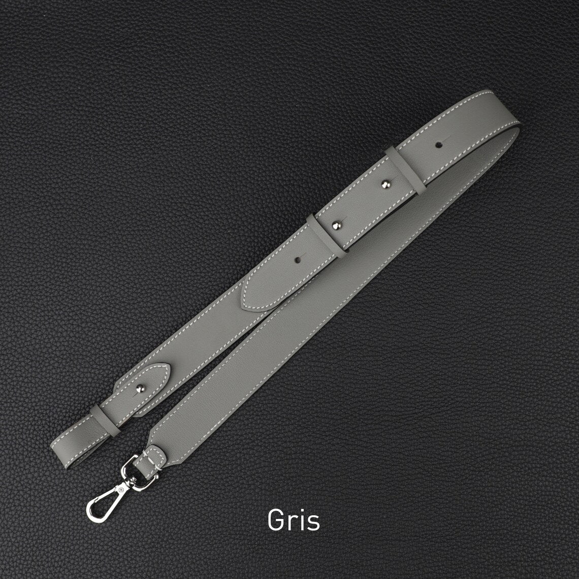 Hermès Style Swift Leather Adjustable Backpack Straps (30mm Wide, Set of 2): Luxury Replacement Bandoulière for Backpacks