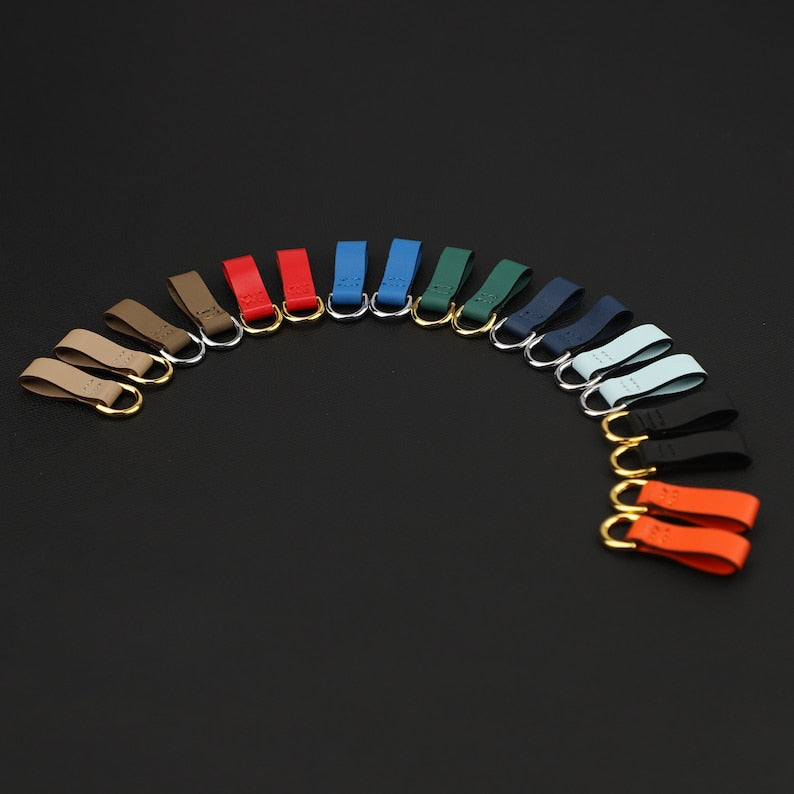 Leather Birkin/Kelly Pochette Rings: Shoulder Strap Adapters (2pcs)