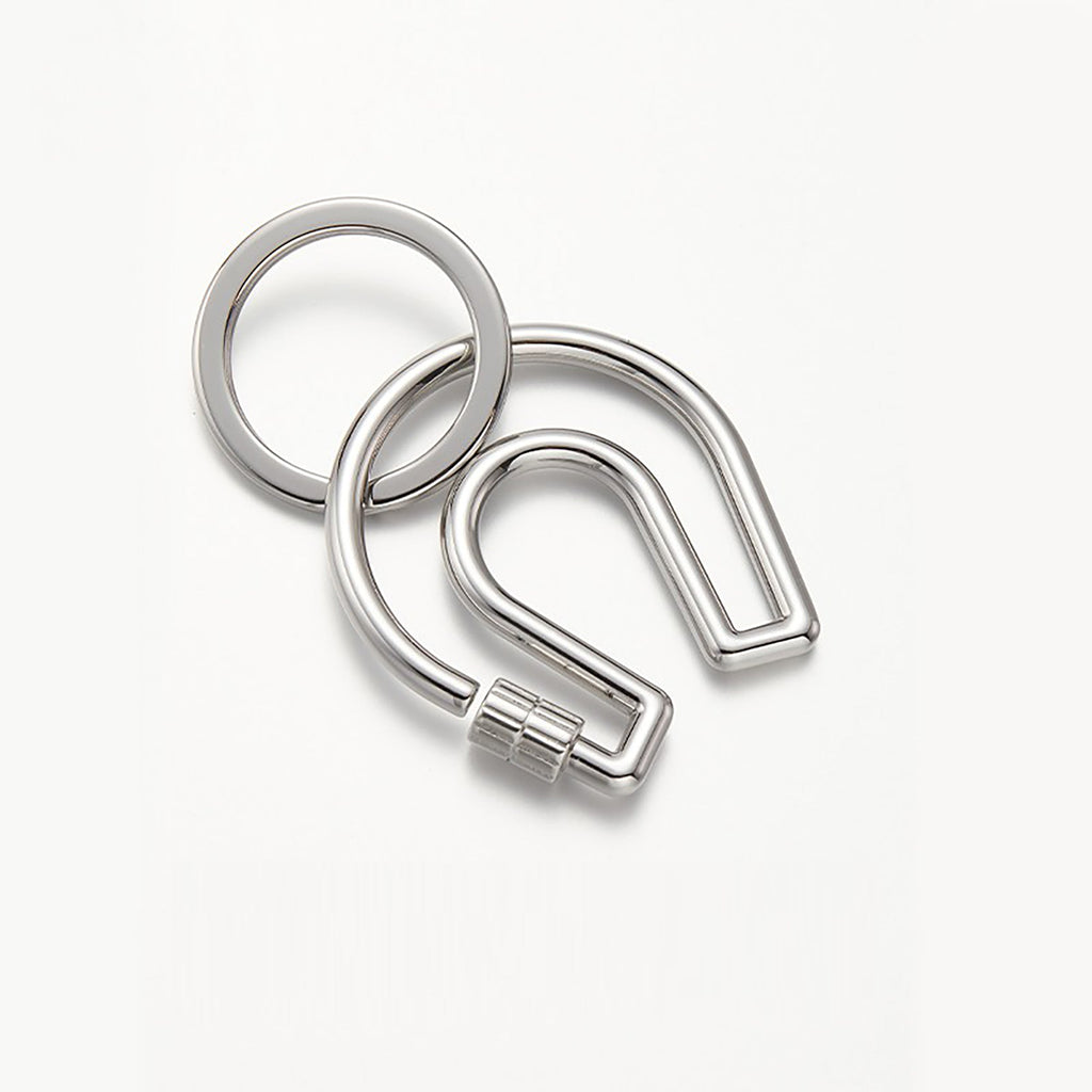 Metal Bag Pendant with Horsehead Cheval Keychain, Luxury Feeling Small Bag Charm