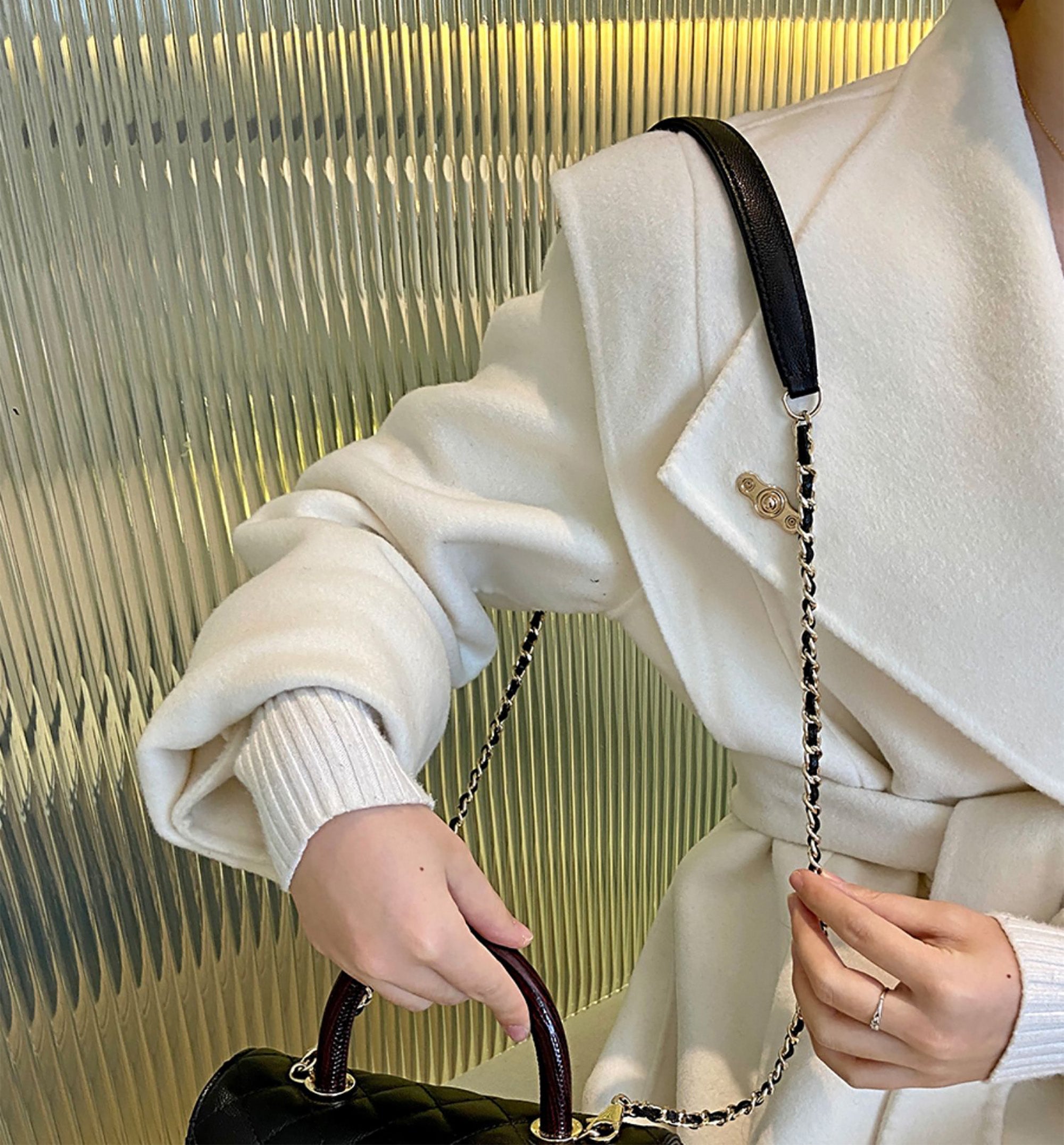 Handle chain accessories for bags, crossbody strap, high-end shoulder strap replacement bag chain
