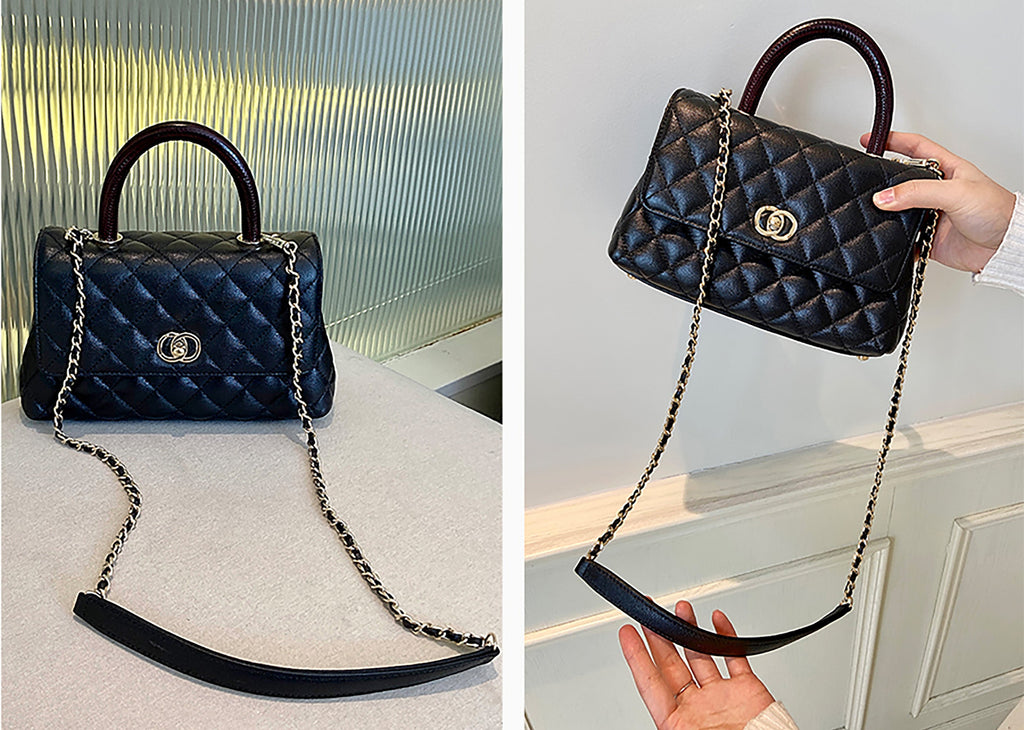 Handle chain accessories for bags, crossbody strap, high-end shoulder strap replacement bag chain
