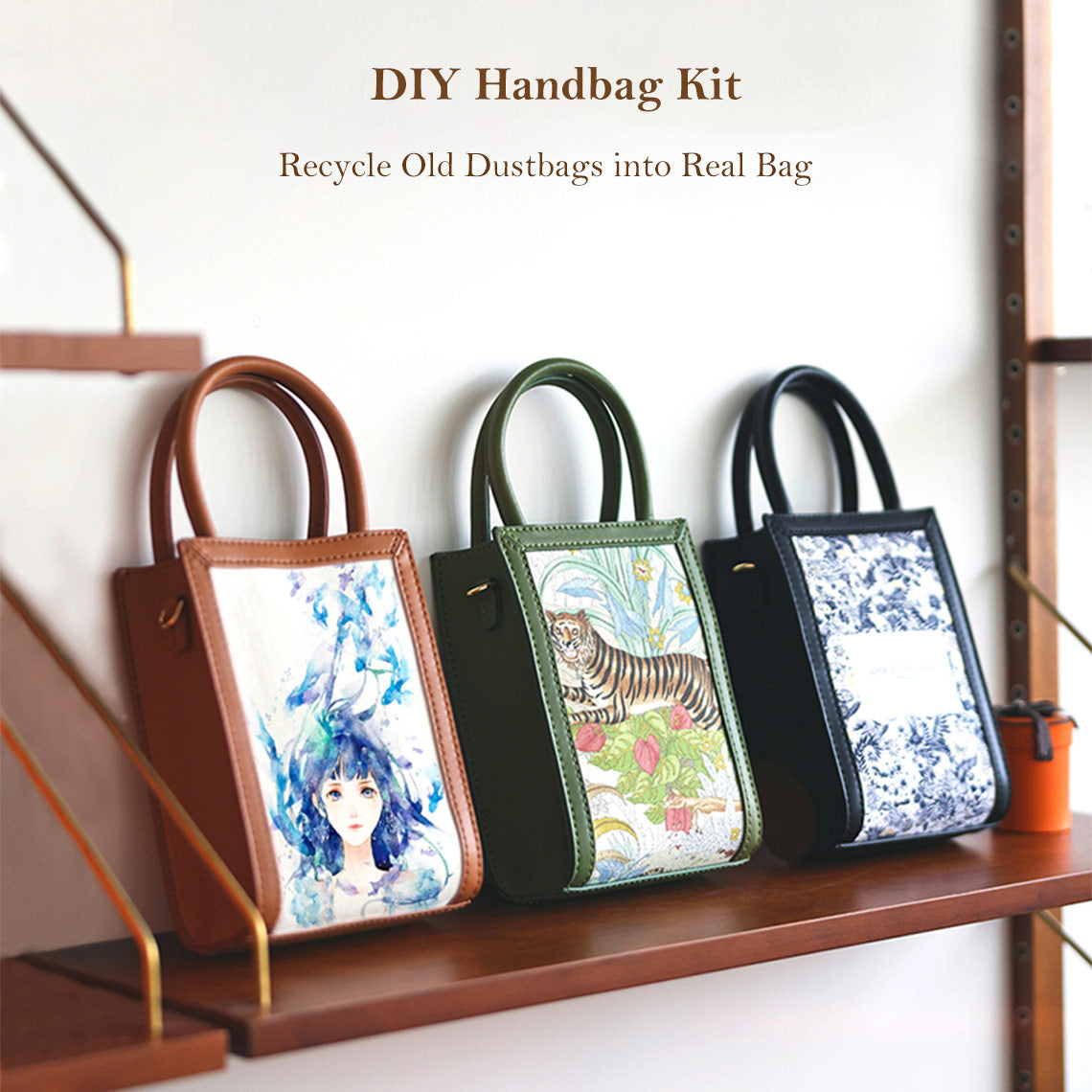 Recycle Dust Bag DIY Tote Bag Kit-Wirkin