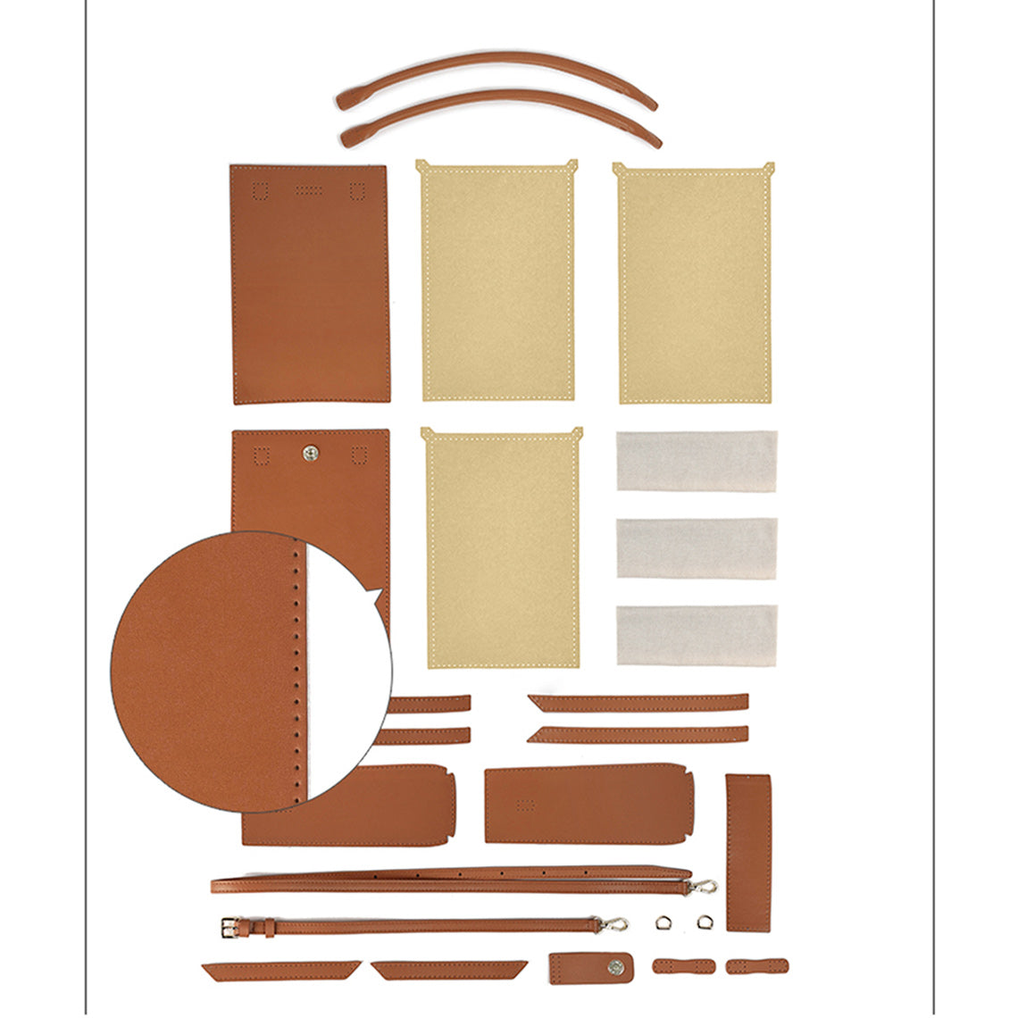 Dust Bag DIY Tote Leather Bag Kit-Wirkin