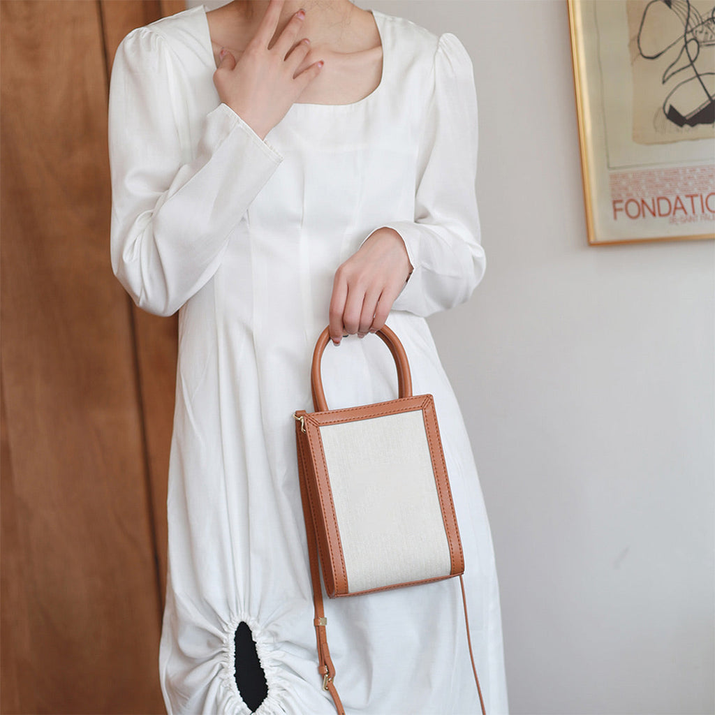 Sewing an Inspired Bag into a Real Stylish Bag with Old Dustbag