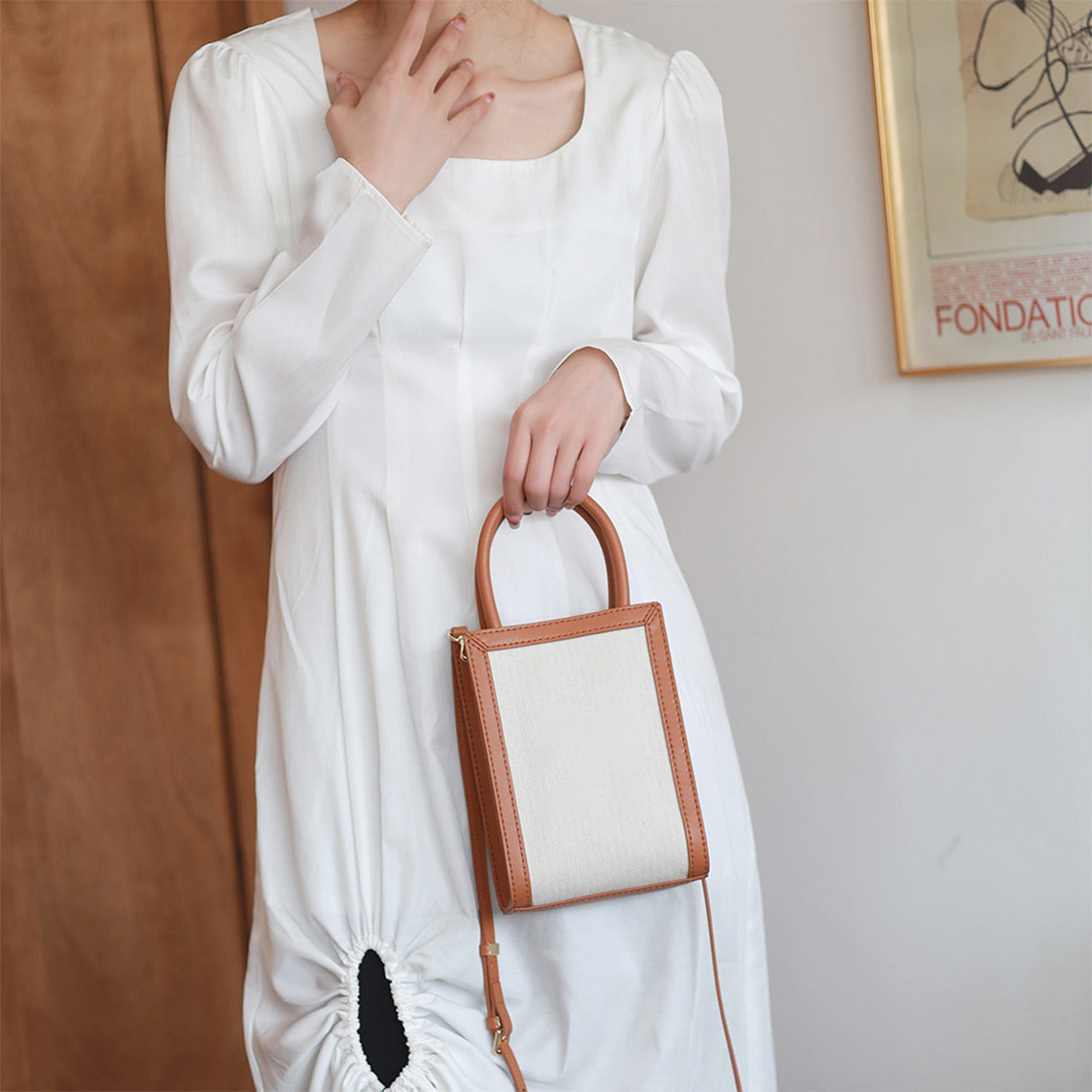 Sewing an Inspired Bag into a Real Stylish Bag with Old Dustbag