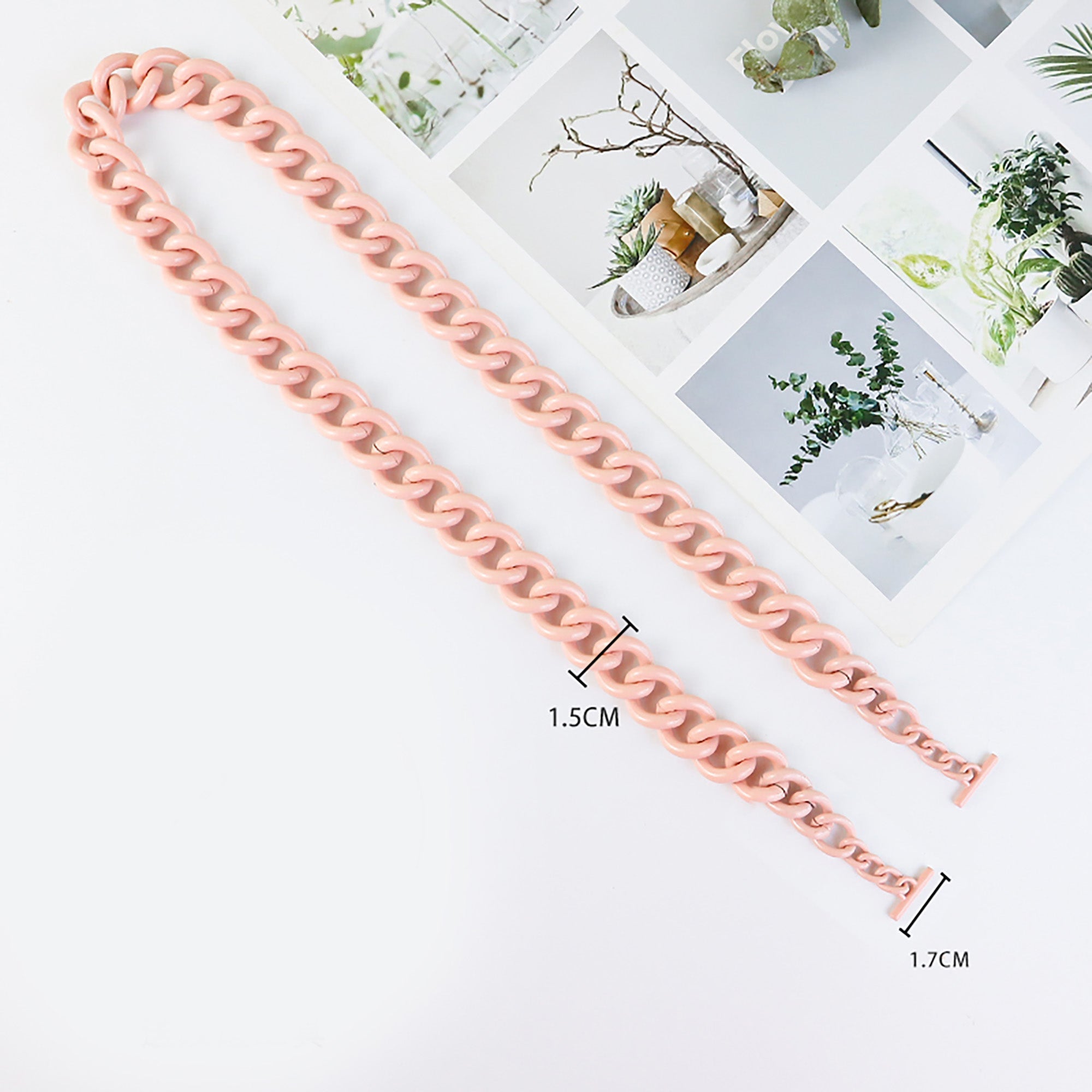 Acrylic Chain Strap for Marmont Bag – 1.5cm Width, Replacement Bag Chain