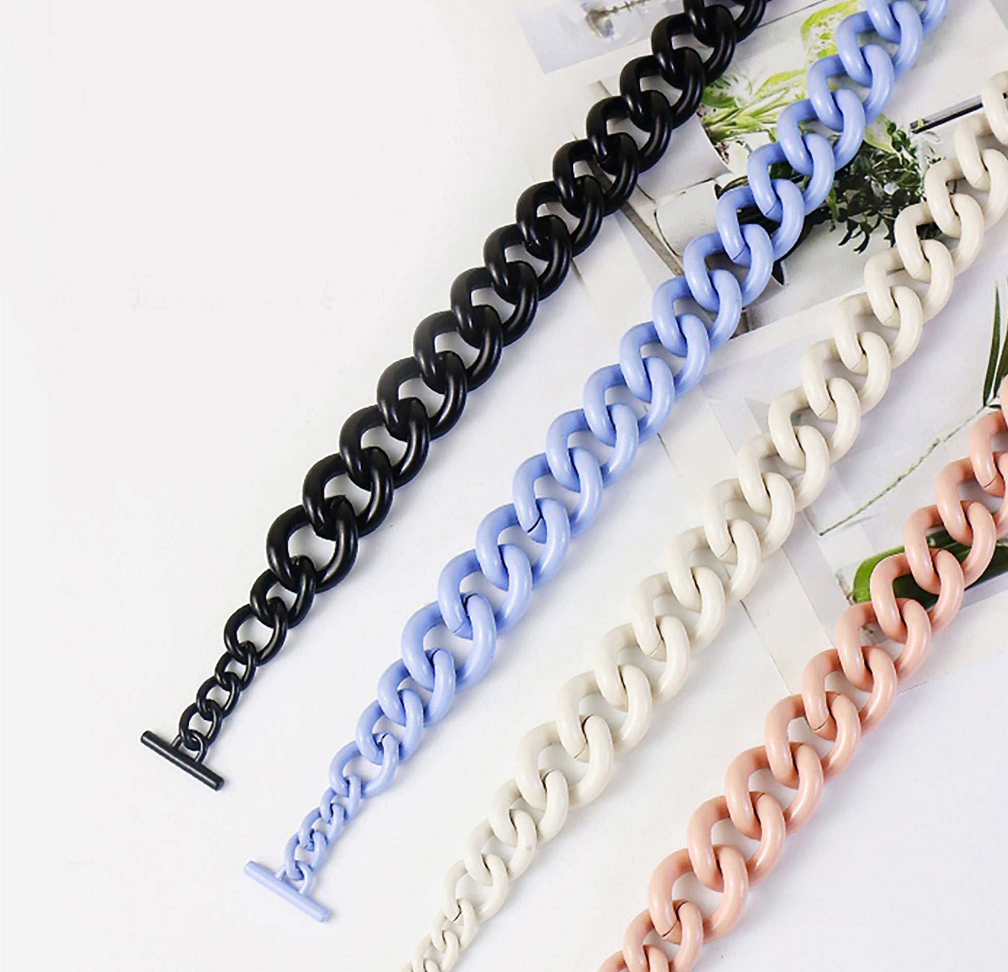 Acrylic Chain Strap for Marmont Bag – 1.5cm Width, Replacement Bag Chain