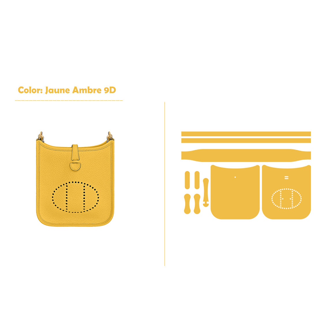 Wirkin® Full Grain Leather Mini Eveline Bag DIY Kit