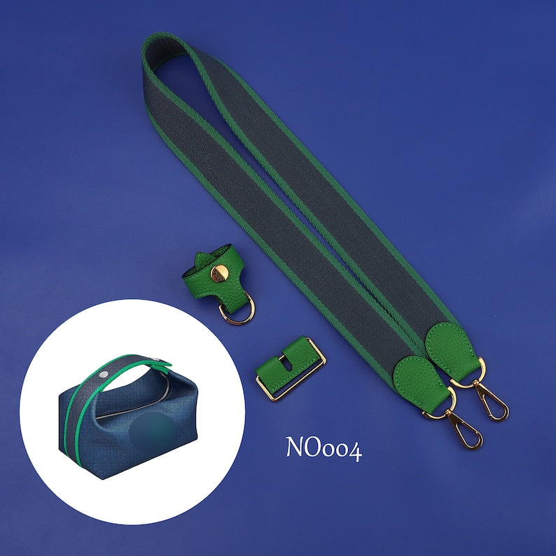 Canvas & Leather Shoulder Strap for Toile Bride-A-Brac Travel Case