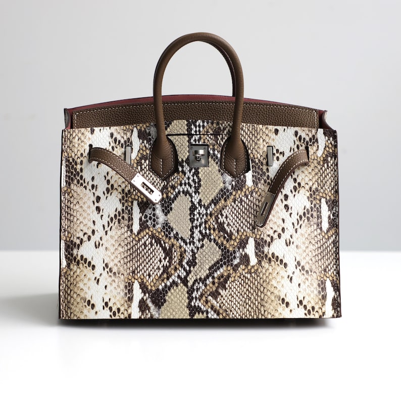 Embossed Leather Birkin Cover: Customizable Crocodile, Python, Ostrich Textures