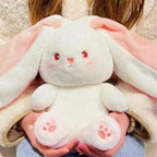 🐰🥚Easter Early Sale 49% OFF 2-In-1 Design 🍓Strawberry 🐰Rabbit Plush Toy🎀