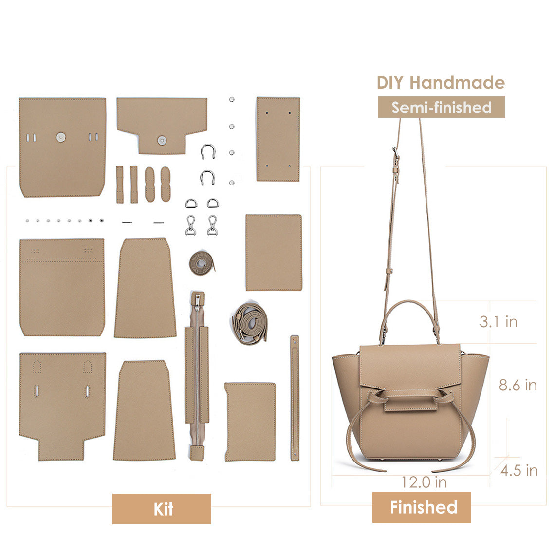 Designer Catfish Bag DIY Kit - Make A Belt Bag at Home | Wirkin™ 