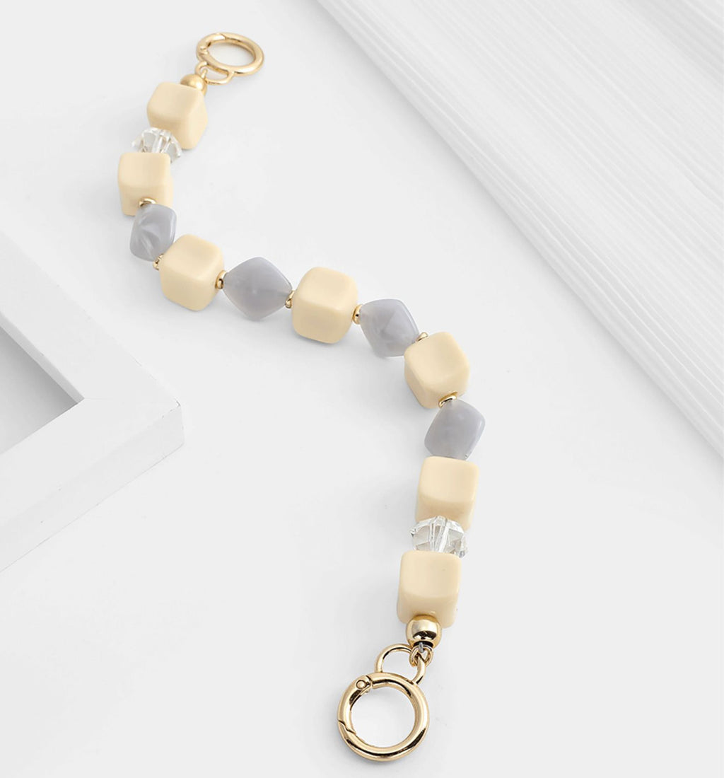 Acrylic Pearl Chain Handle | Clutch Bag Strap Replacement | Designer Top Handle Accessories