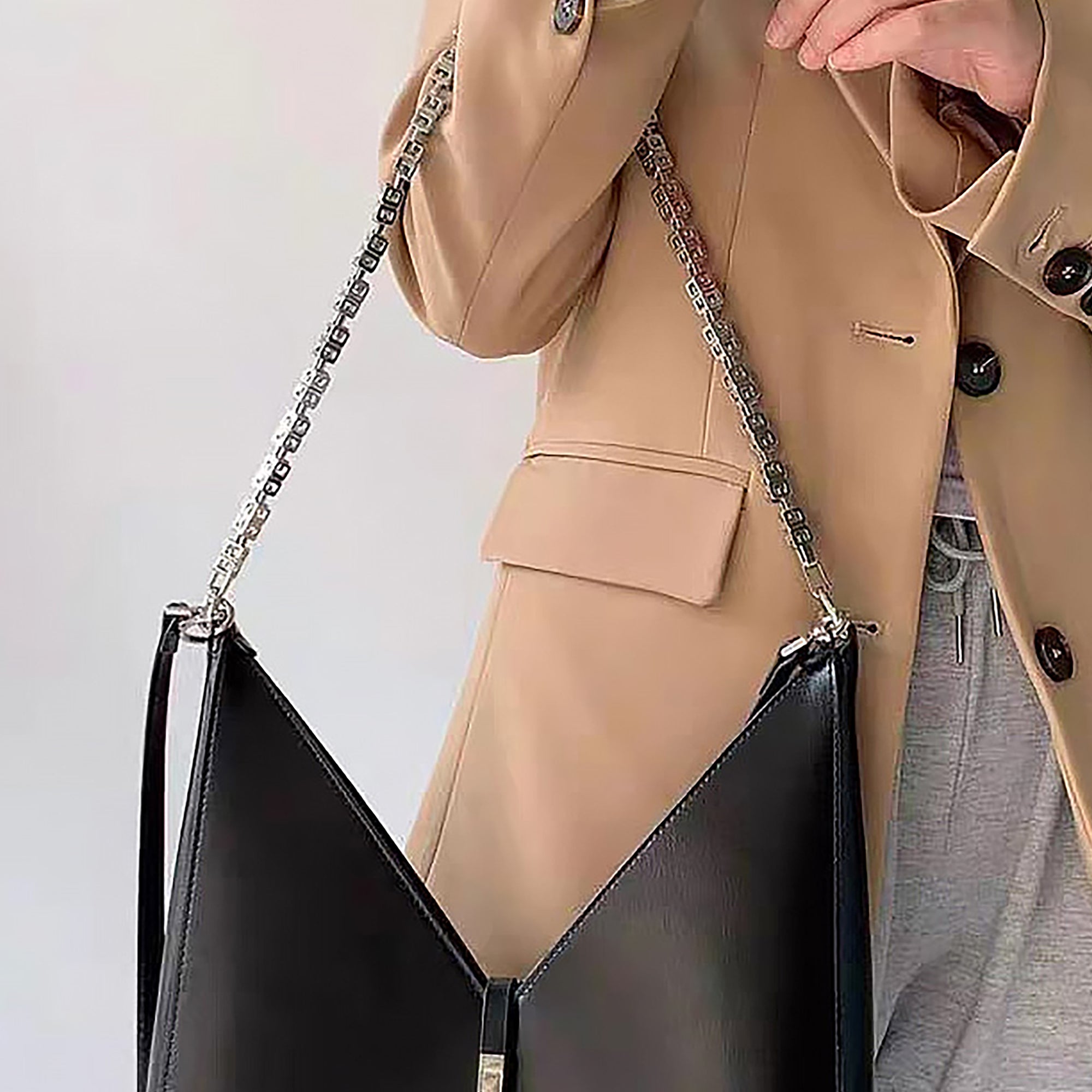 Luxury Chain Shoulder Strap for Handbags – Adjustable Replacement Strap for Crossbody & Shoulder Bags