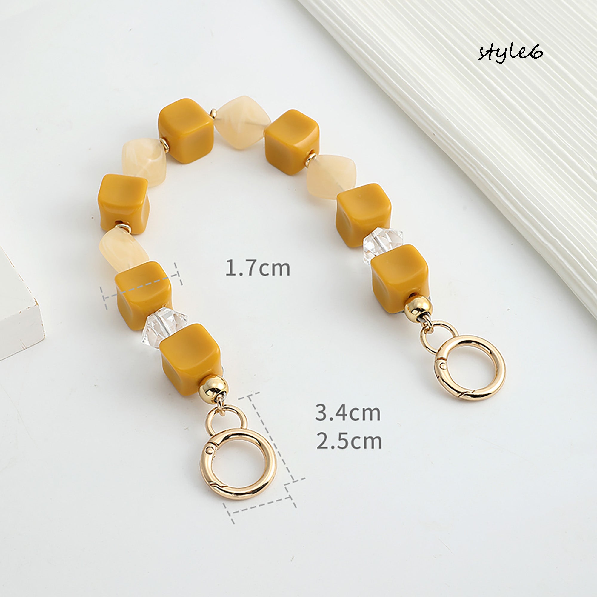 Acrylic Pearl Chain Handle | Clutch Bag Strap Replacement | Designer Top Handle Accessories
