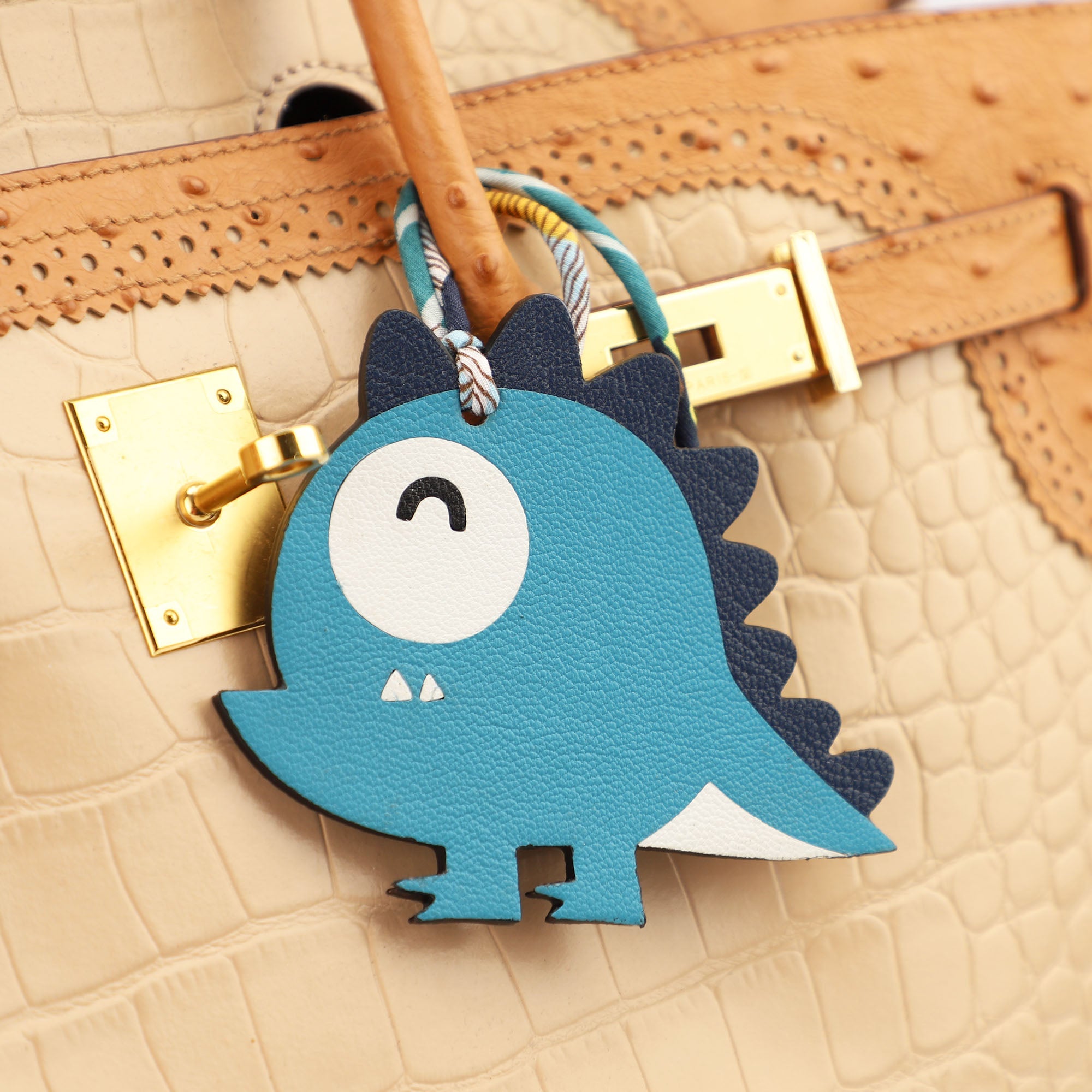 Handmade Real Leather animal Charm - Premium Leather Purse Charm - Hand-Stitched Designer-Inspired Keychain,Pet bag charm,Small leather goods