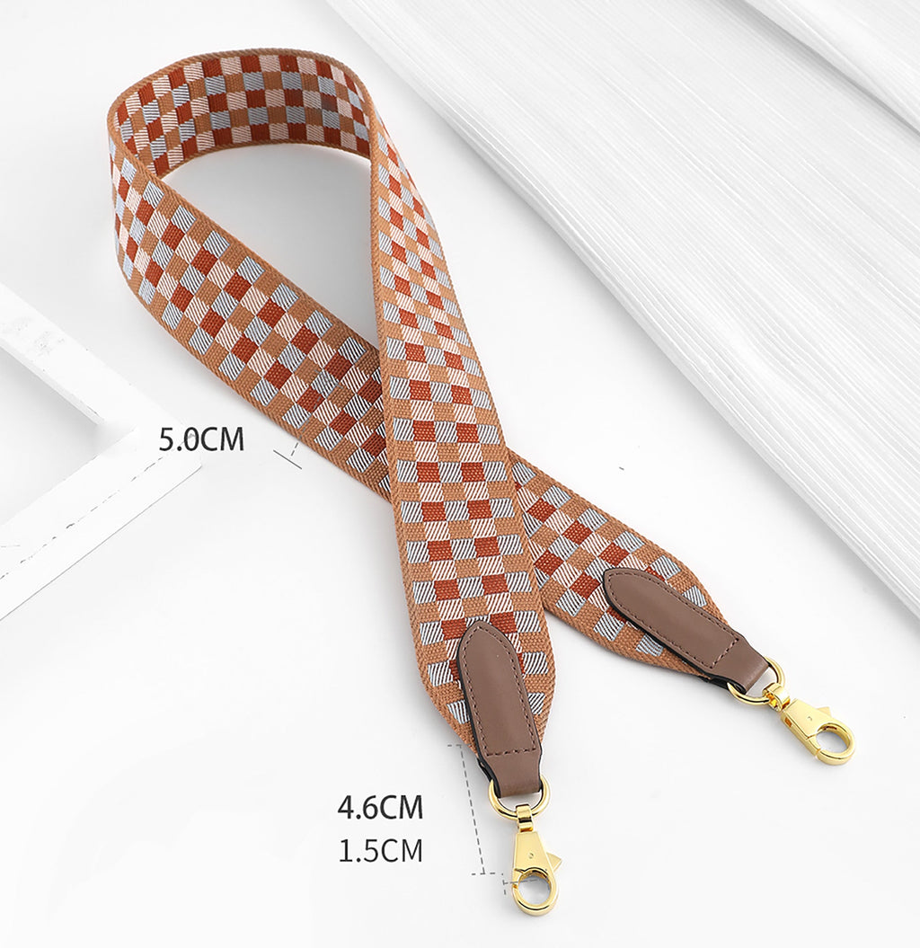 Handmade Canvas Replacement Strap (5cm) – Comfortable Shoulder Strap for Kelly, Evelyne, and Birkin Bags, Premium Handcrafted, Wide and Lightweight