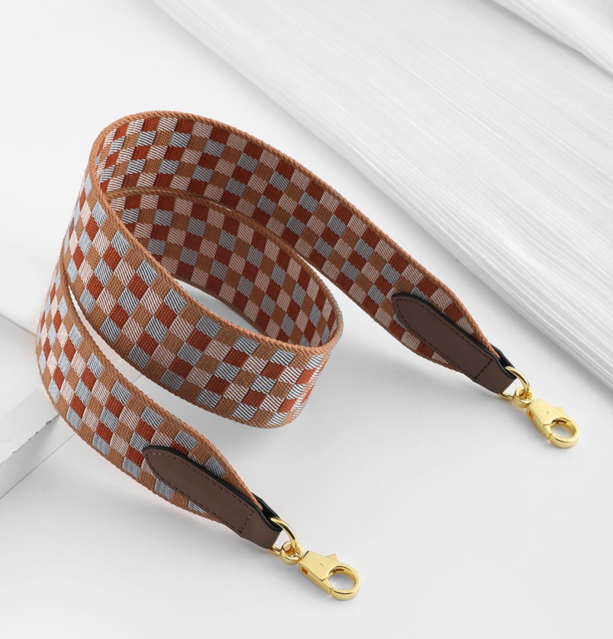 Handmade Canvas Replacement Strap (5cm) – Comfortable Shoulder Strap for Kelly, Evelyne, and Birkin Bags, Premium Handcrafted, Wide and Lightweight
