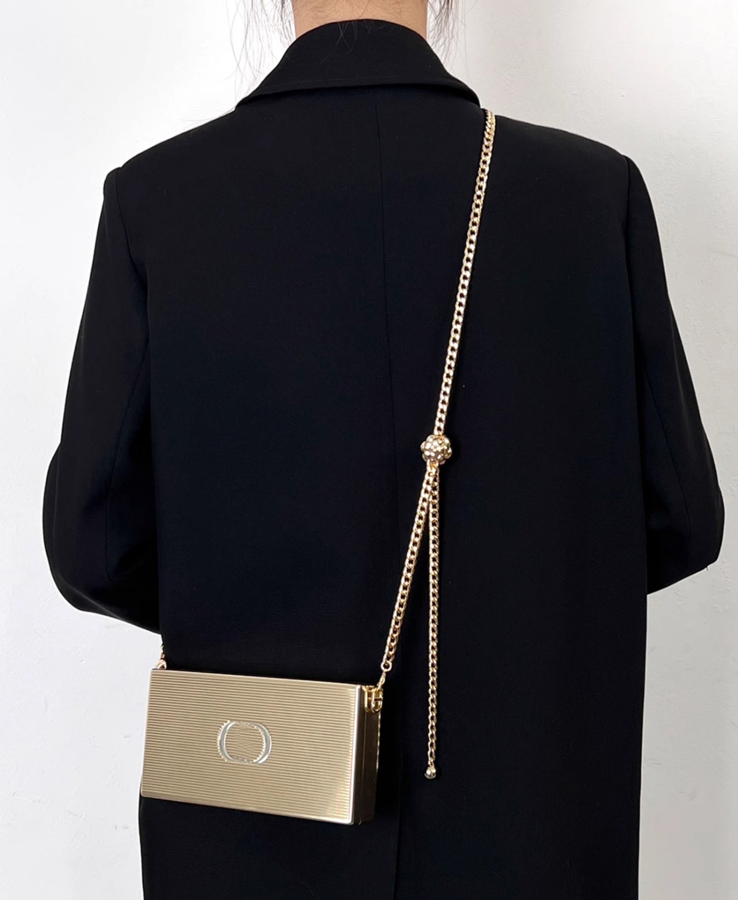 Adjustable bag chain accessory, small bag crossbody fine chain, metal bag strap shoulder strap transformation chain