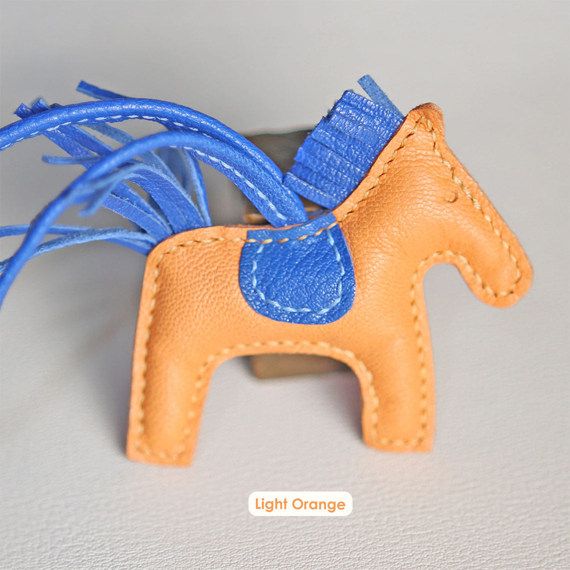 Light Orange Rodeo Horse Bag Charm Keychain | Luxury Bag Accessories for Affordable Price - Wirkin™
